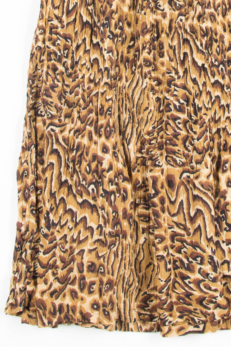 Cheetah Print Hippie Skirt
