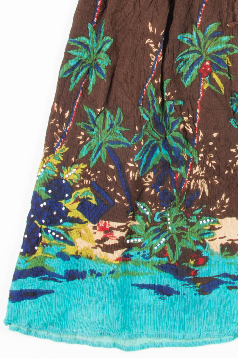 Palm Tree Hippie Skirt