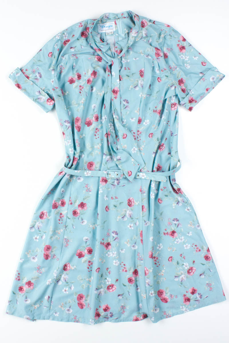 Mint Green Floral Dress