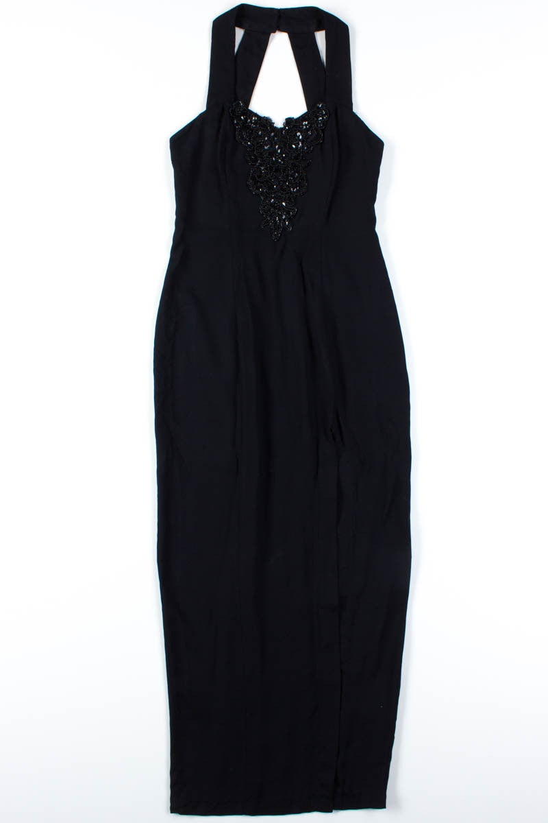 Black Beaded Dress