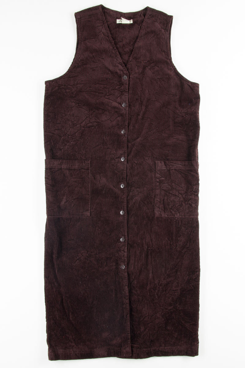 Brown Corduroy Dress