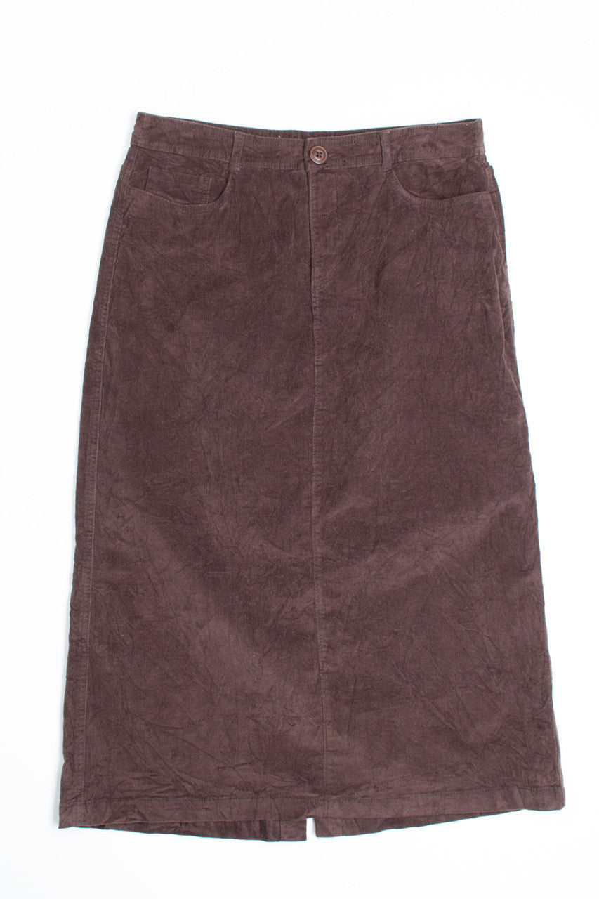 Brown Pencil Skirt