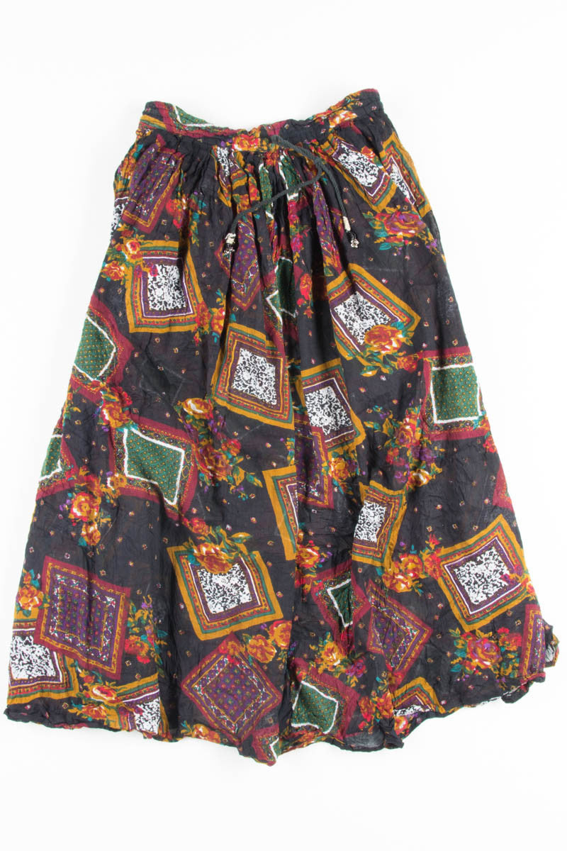 Bandana Squares Hippie Skirt