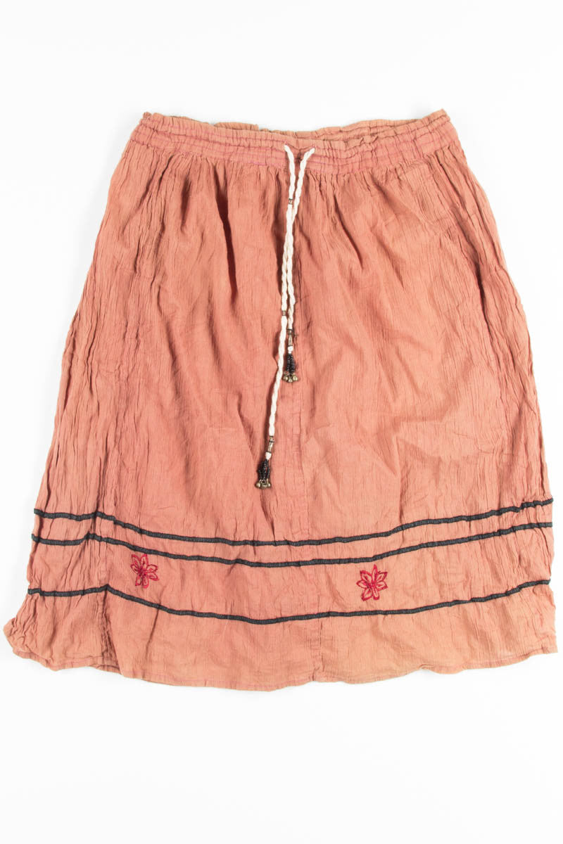 Rust Hippie Skirt