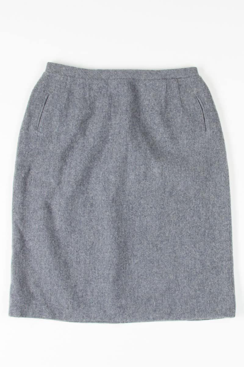 Grey Pencil Skirt