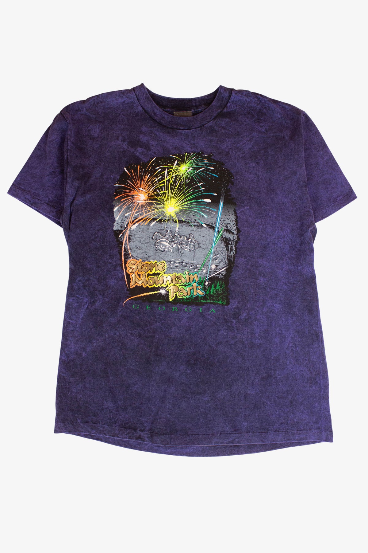 Vintage Stone Mountain Park Acid Wash T-Shirt (1990s)