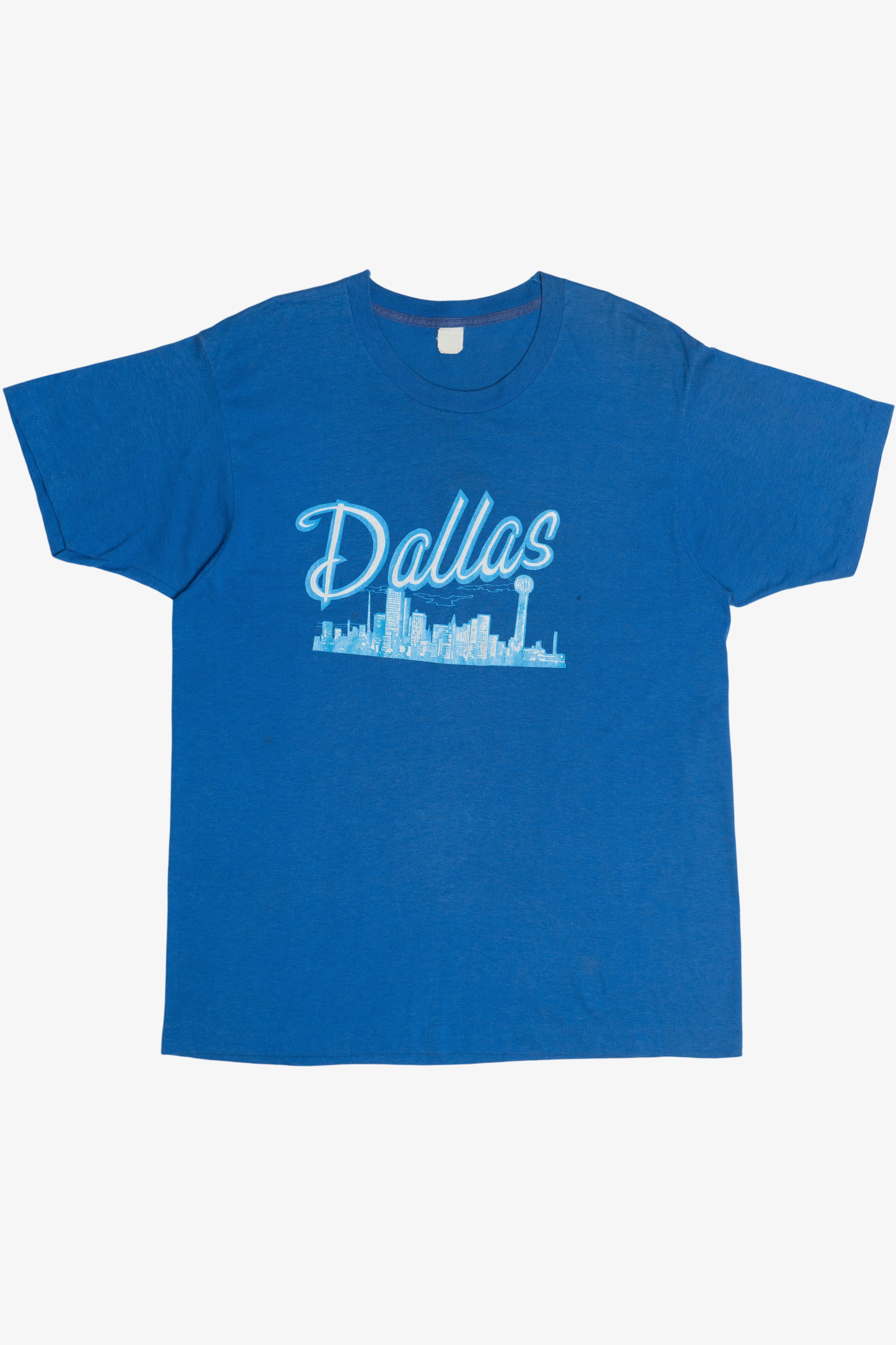 Vintage "Dallas" City Skyline Paper Thin T-Shirt (1990s)