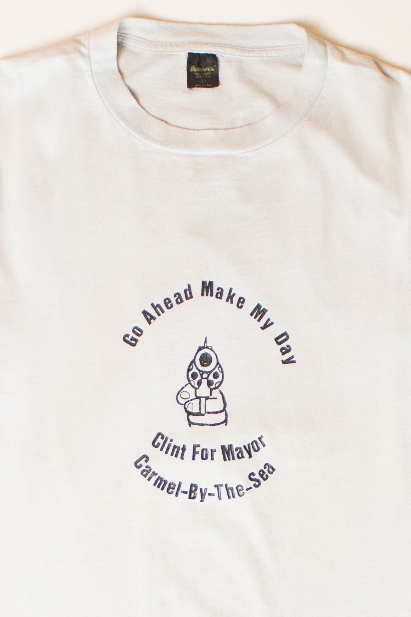 Vintage Clint Eastwood Mayoral Campaign T-Shirt (1980s)