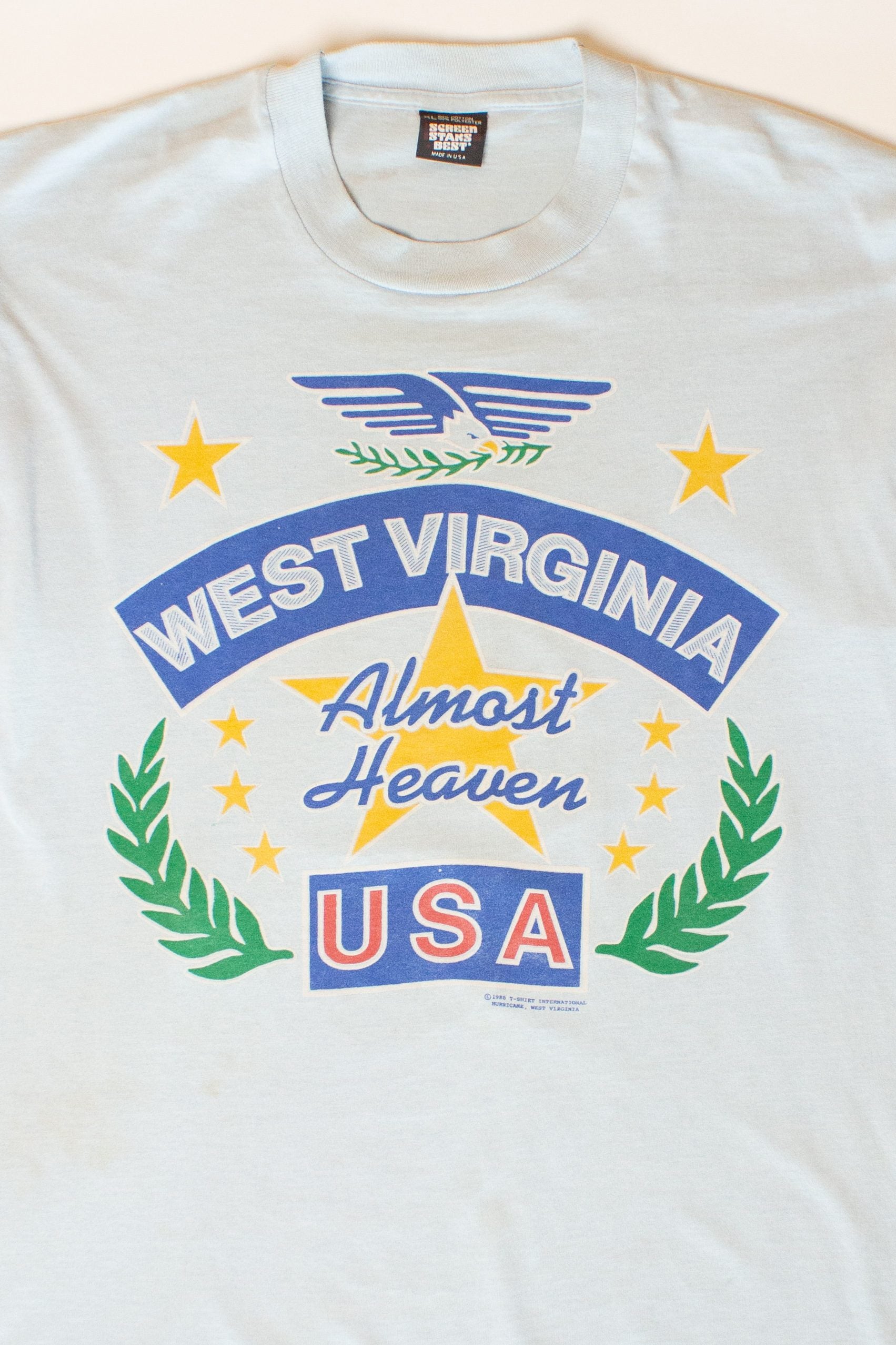 Vintage West Virginia Almost Heaven T-Shirt (1980s)