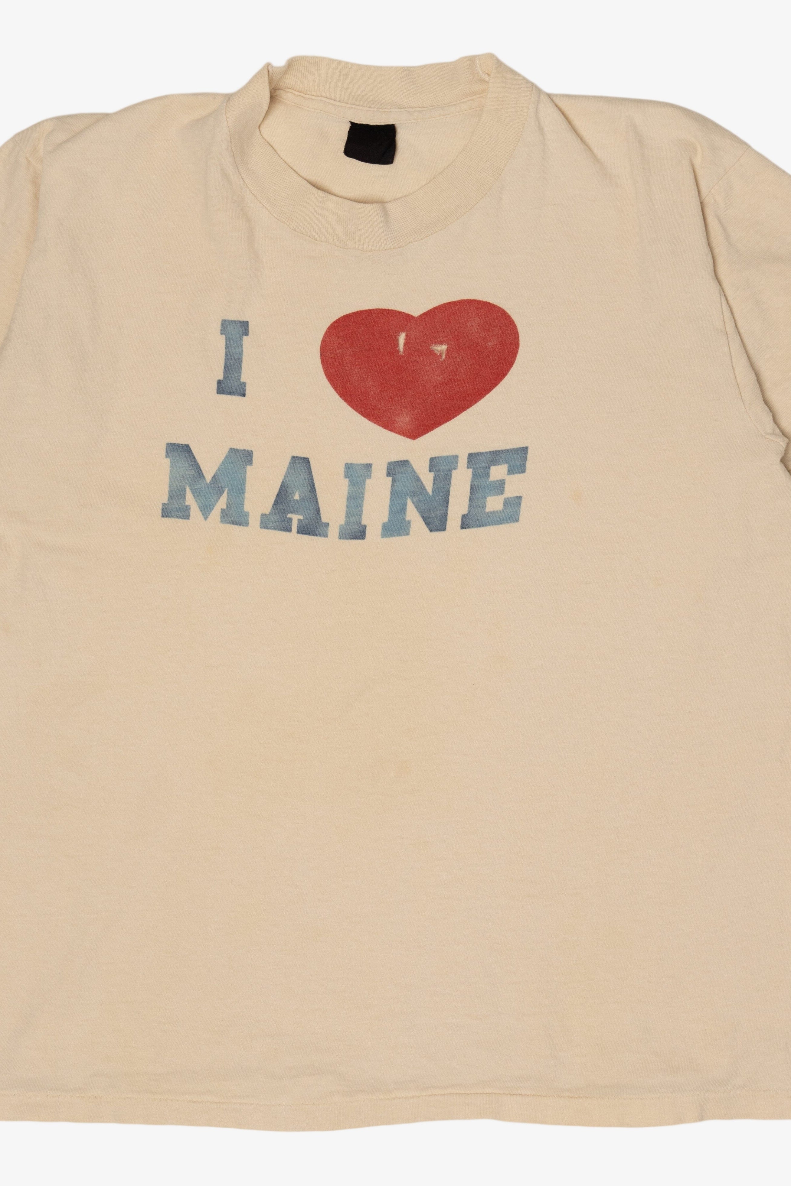Vintage I Heart Maine Single Stitch T-Shirt (1980s)