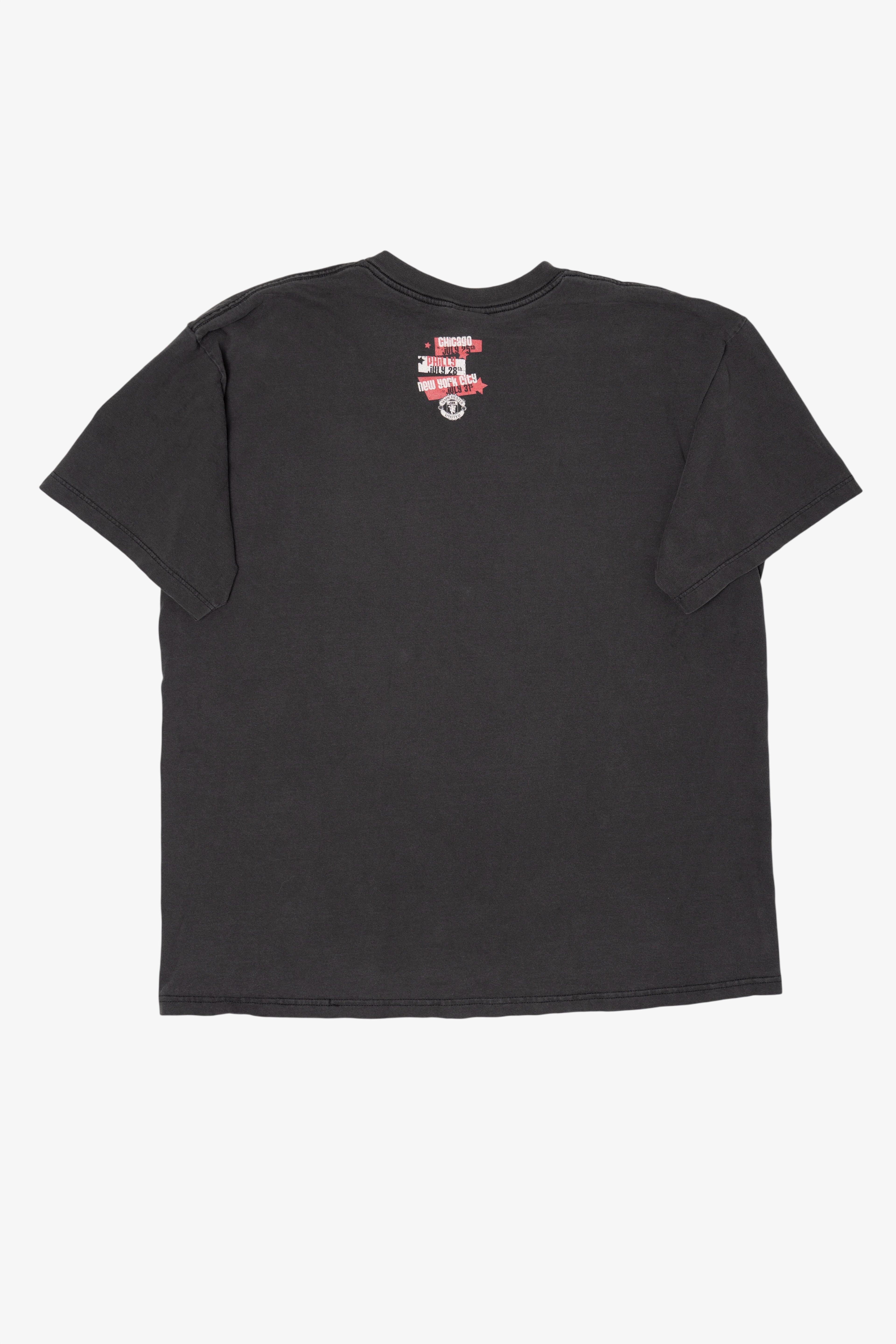 Vintage Manchester United USA Tour 2004 Nike T-Shirt (2000s)