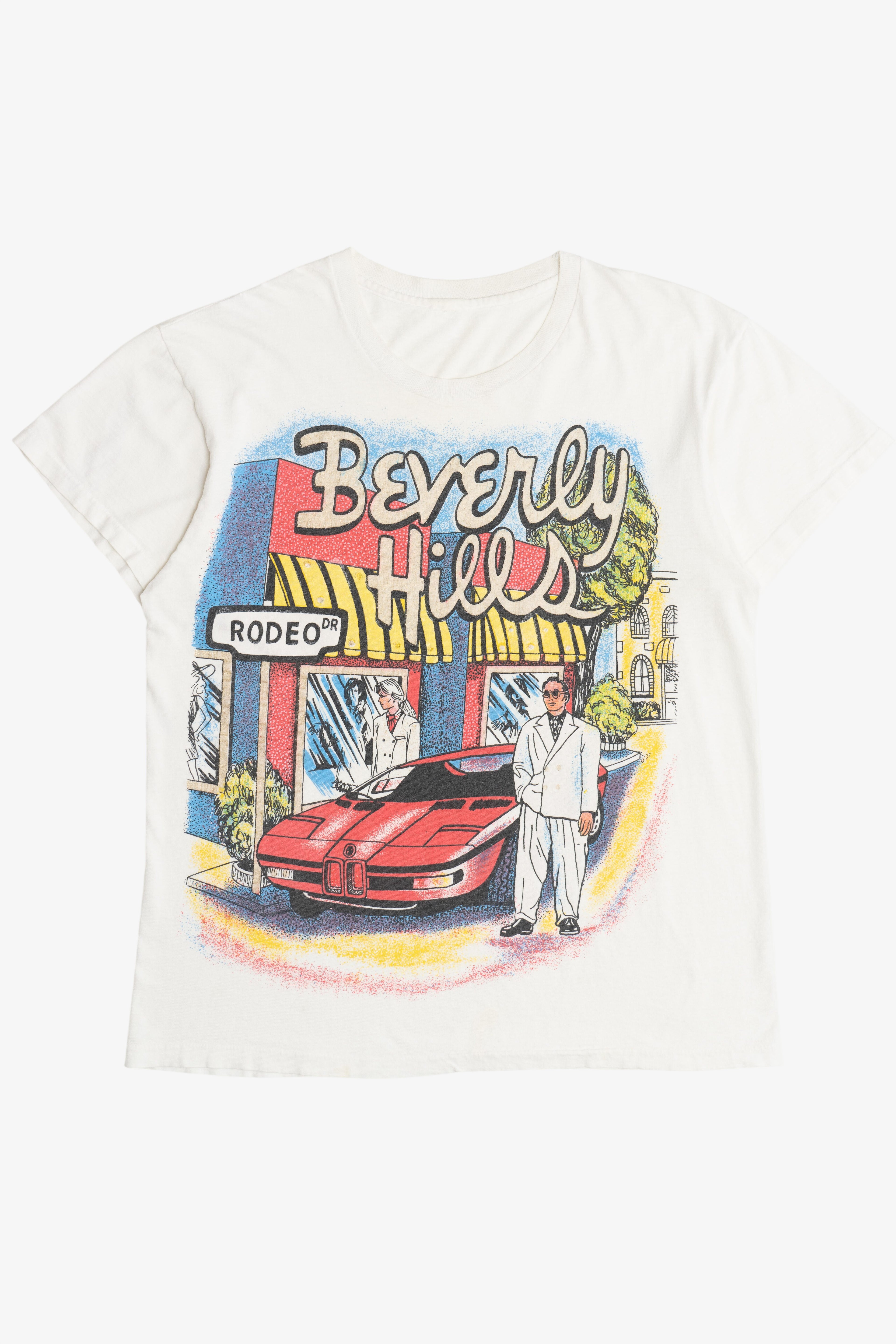 Vintage "Beverly Hills" Rodeo Drive Single Stitch T-Shirt (1980s)
