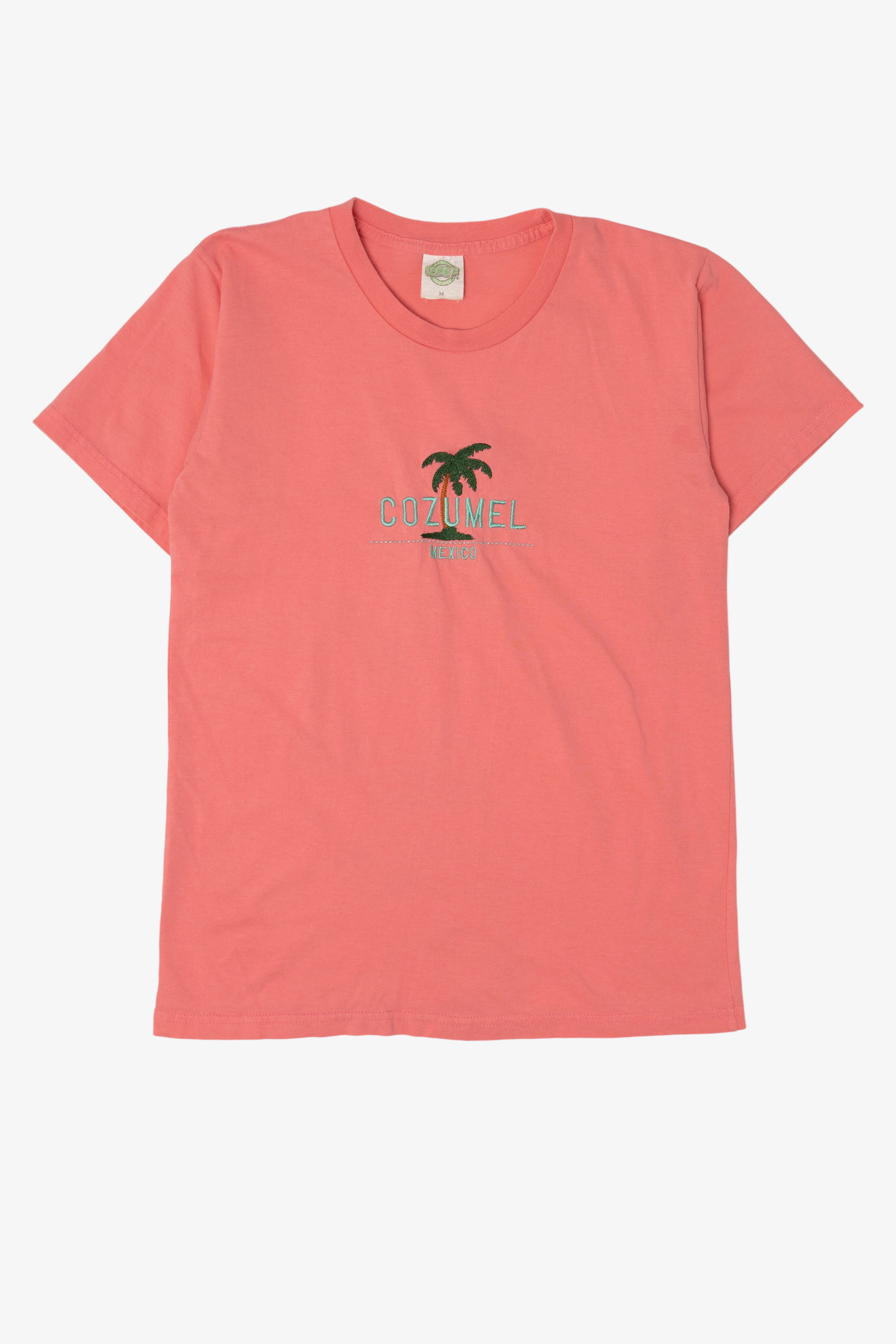 Vintage Embroidered Cozumel Mexico T-Shirt (1990s)