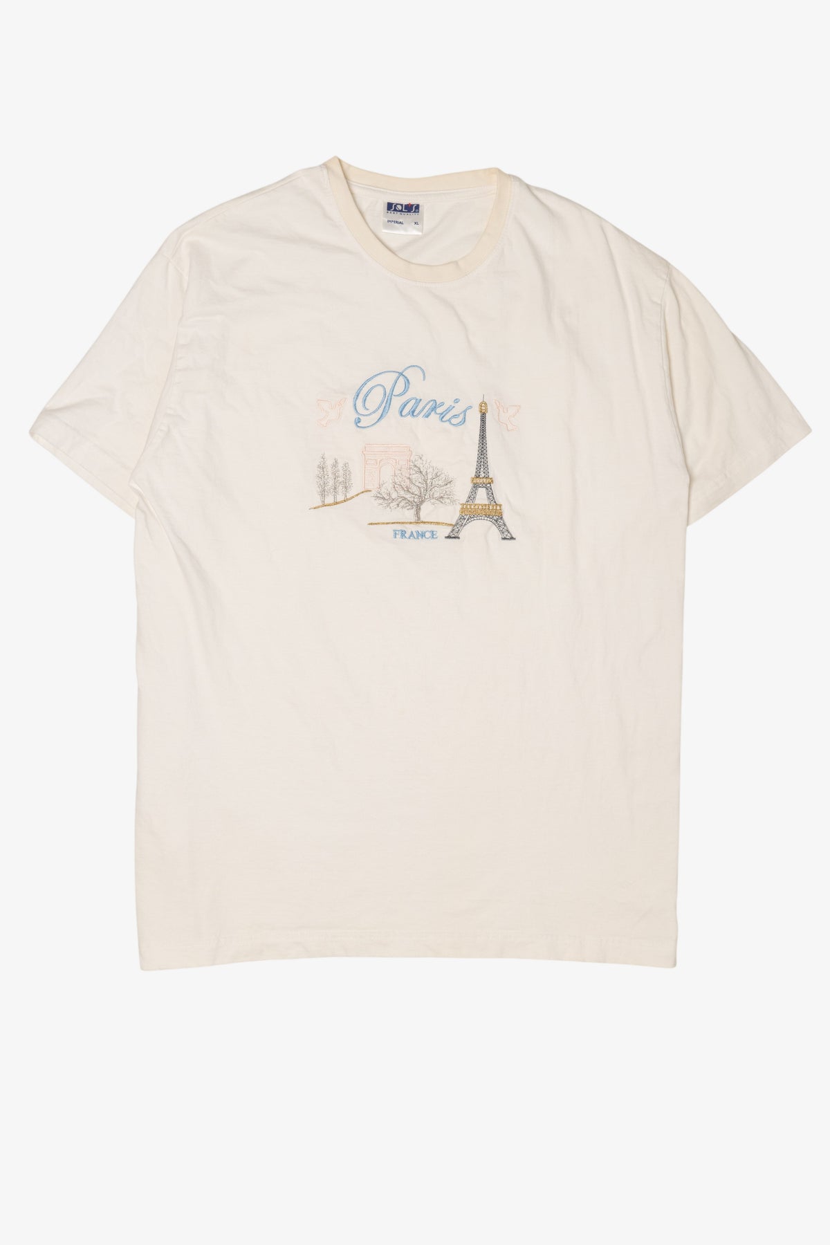 Vintage Embroidered Paris France T-Shirt (2000s)