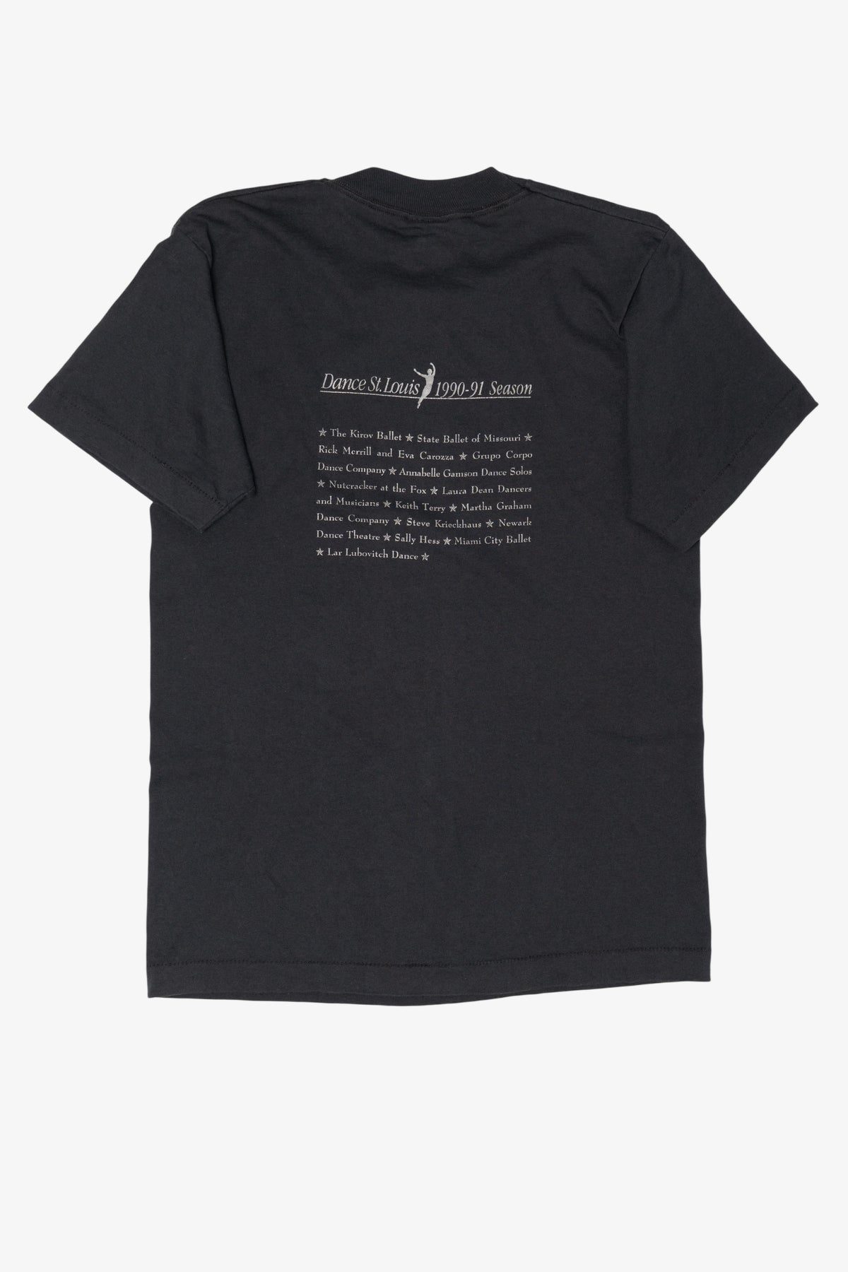 Vintage Black Dance St. Louis Silver Anniversary T-Shirt (1990s)