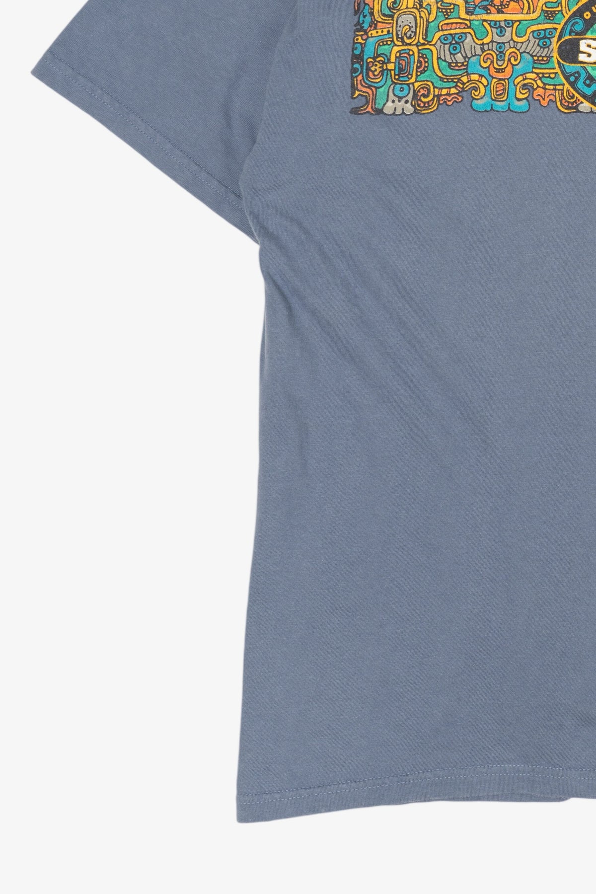 Vintage Blue Survivor Guatamala- The Mayan Empire T-Shirt (2000s)