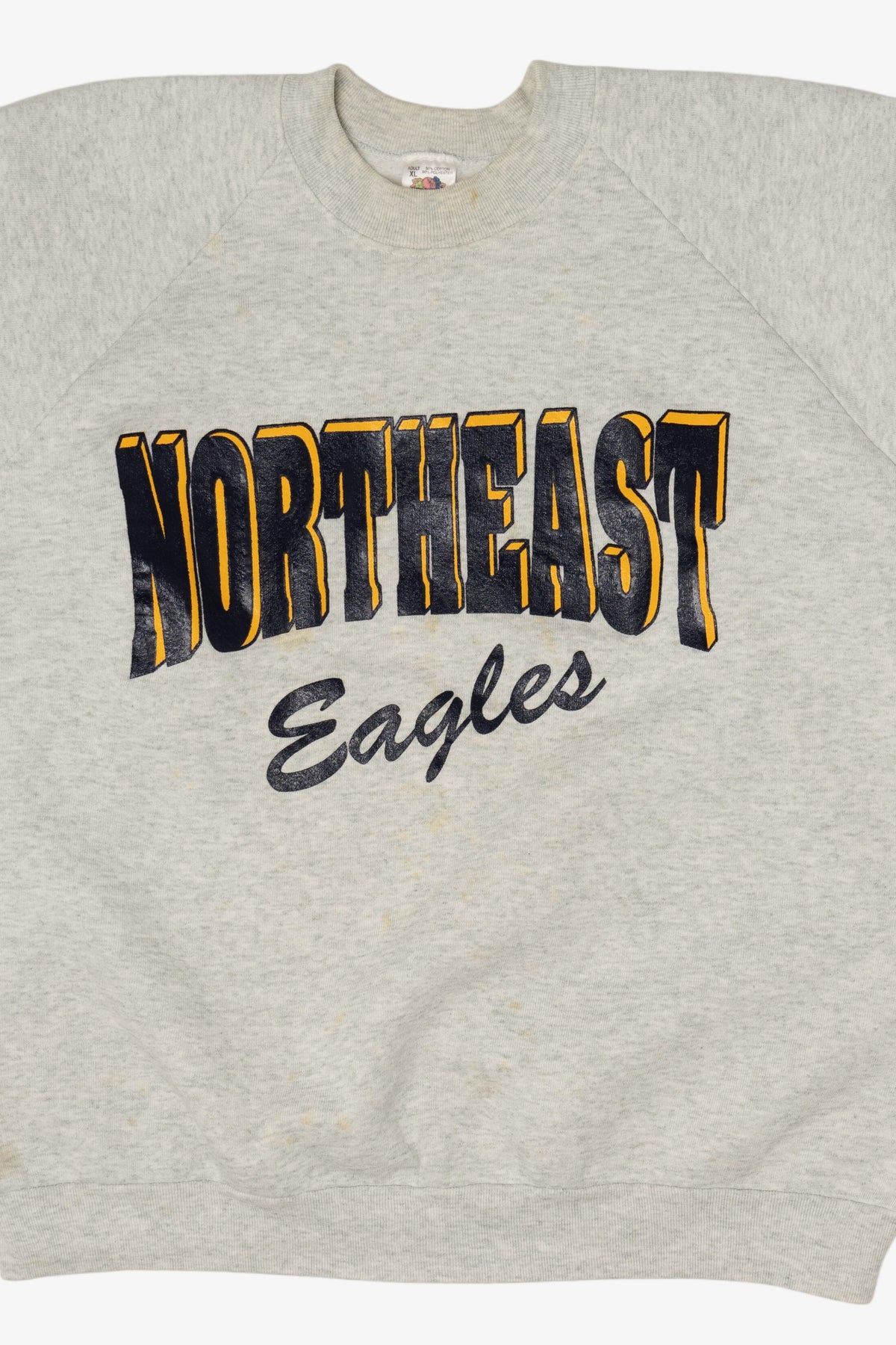 Vintage Gray Northeast Eagles Raglan Sweatshirt (1990s)