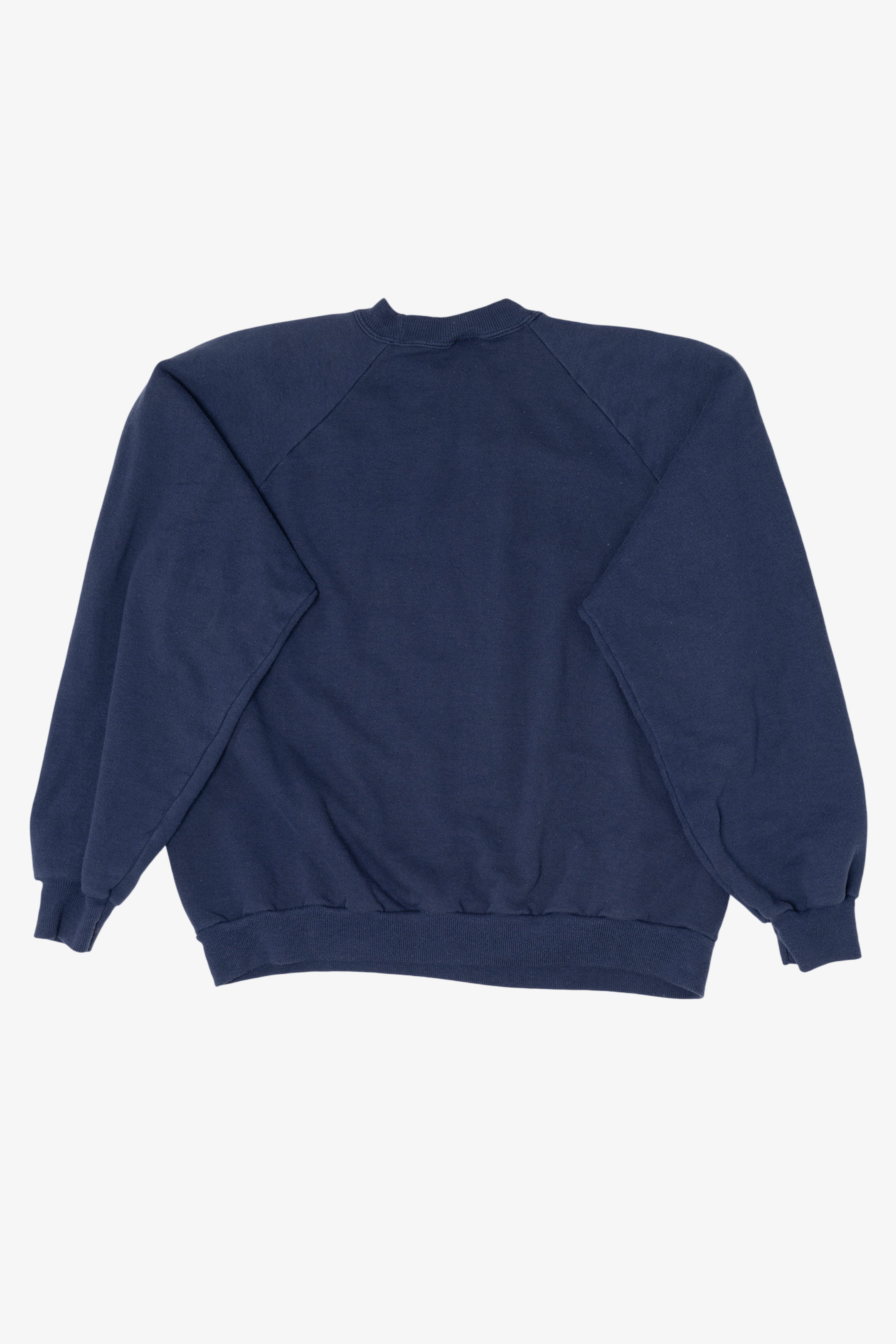 Vintage Navy Blue Northside Wrestling Raglan Sweatshirt (1990s)