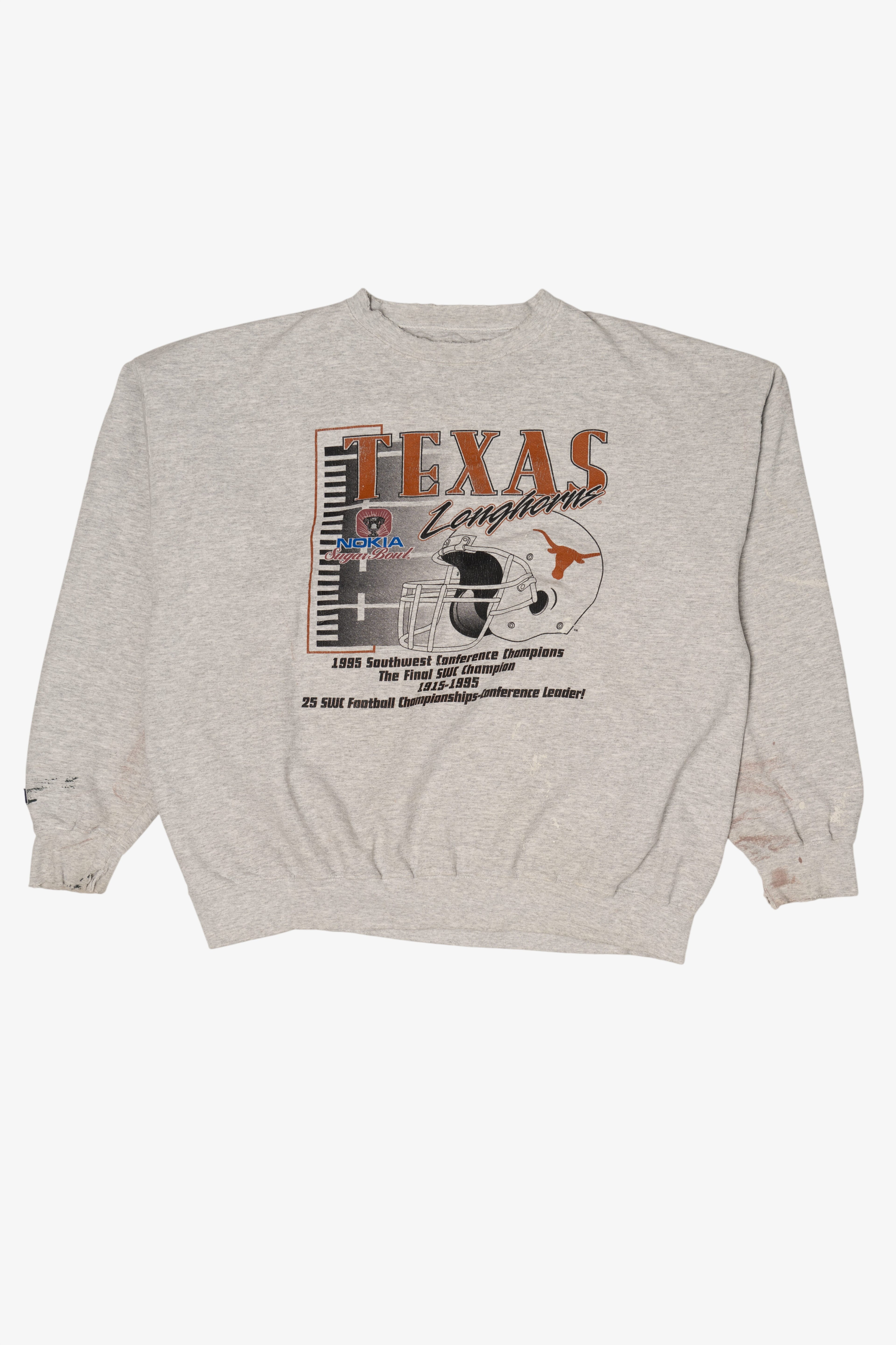 Vintage Distressed Texas Longhorns Conference ChampionsSweatshirt (1990s)