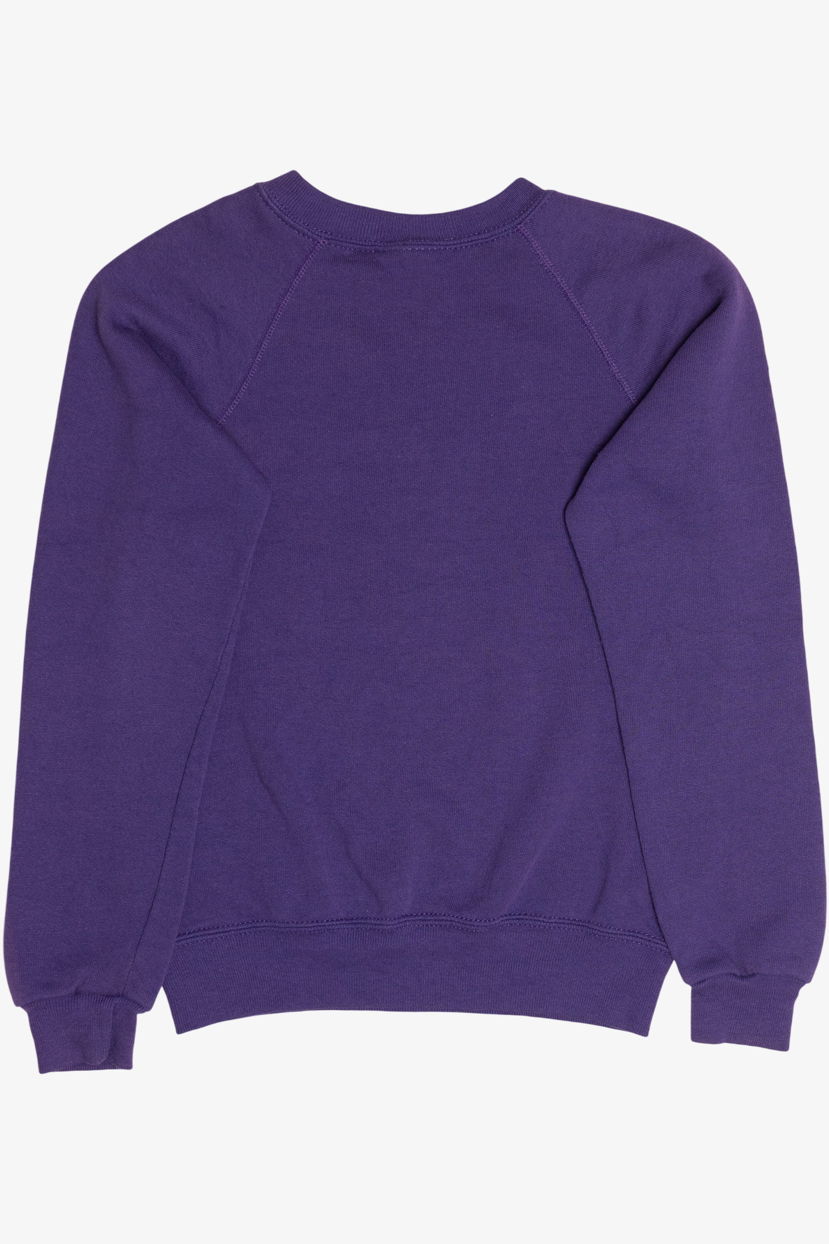 Vintage "Burlington Elks" "Purple Pride" Elk Basketball Mascot Sweatshirt (1990s)