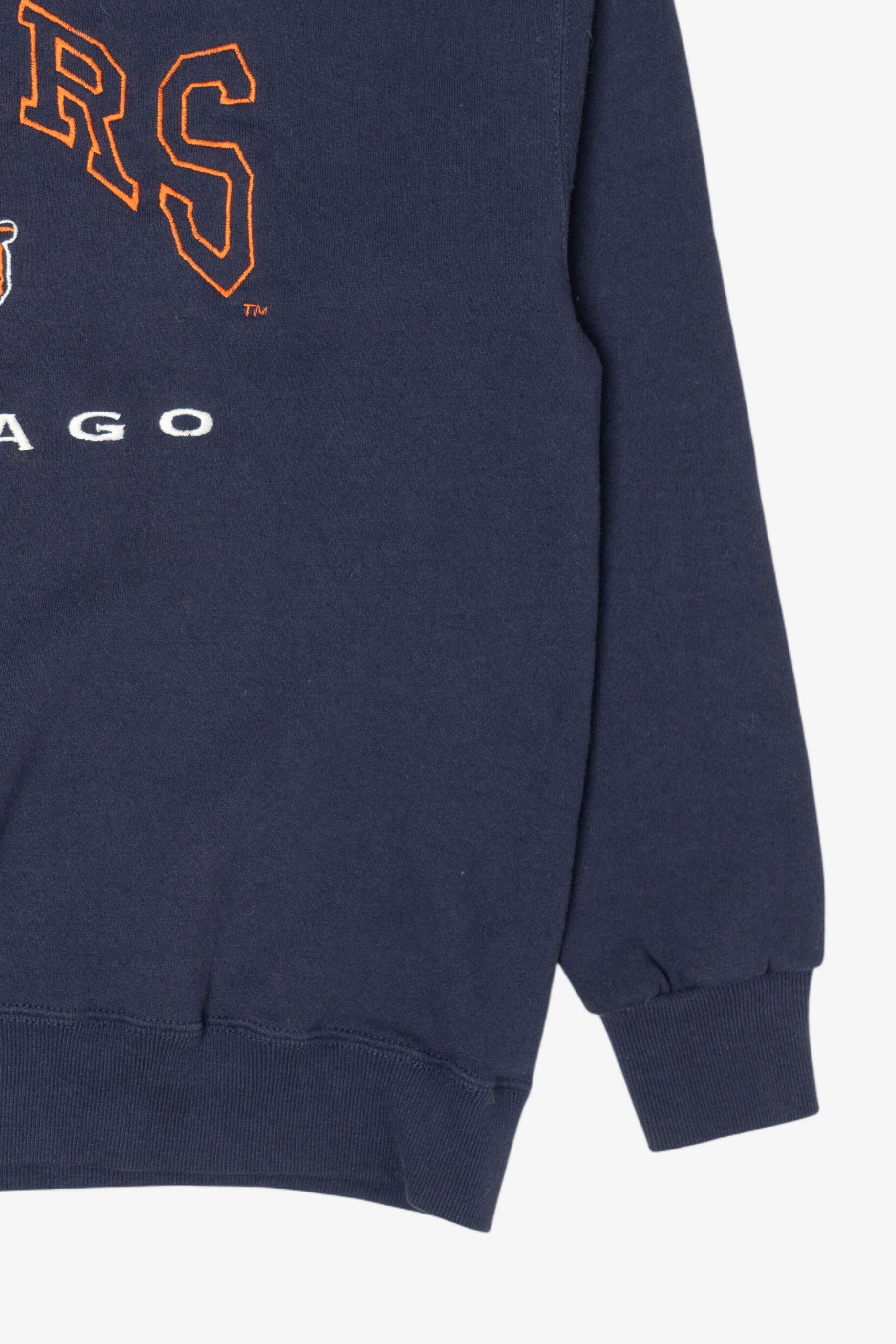 Vintage Navy Blue Chicago Bears Football Sweatshirt (1990s)