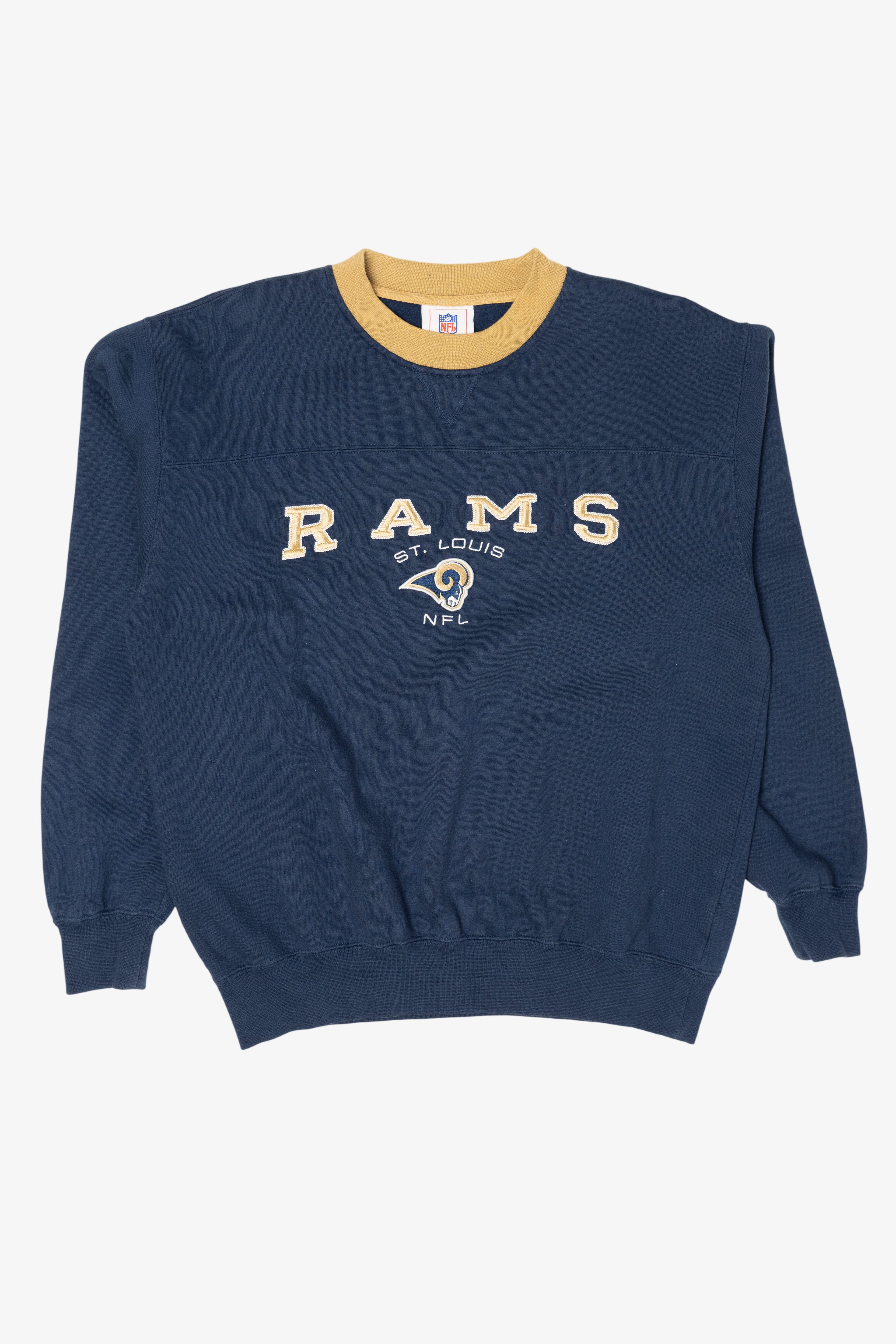Vintage Navy Blue St. Louis Rams NFL Sweatshirt