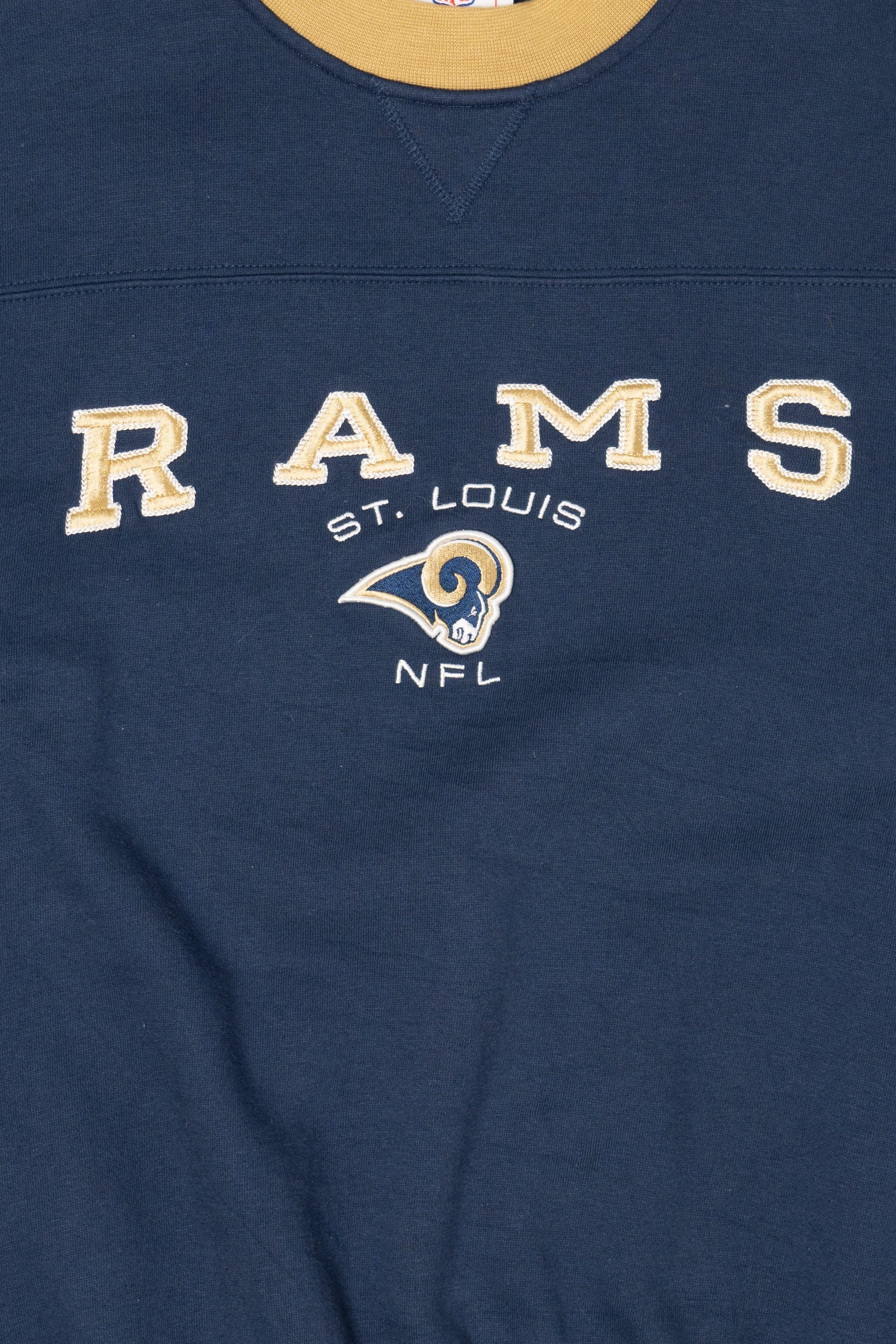 Vintage Navy Blue St. Louis Rams NFL Sweatshirt