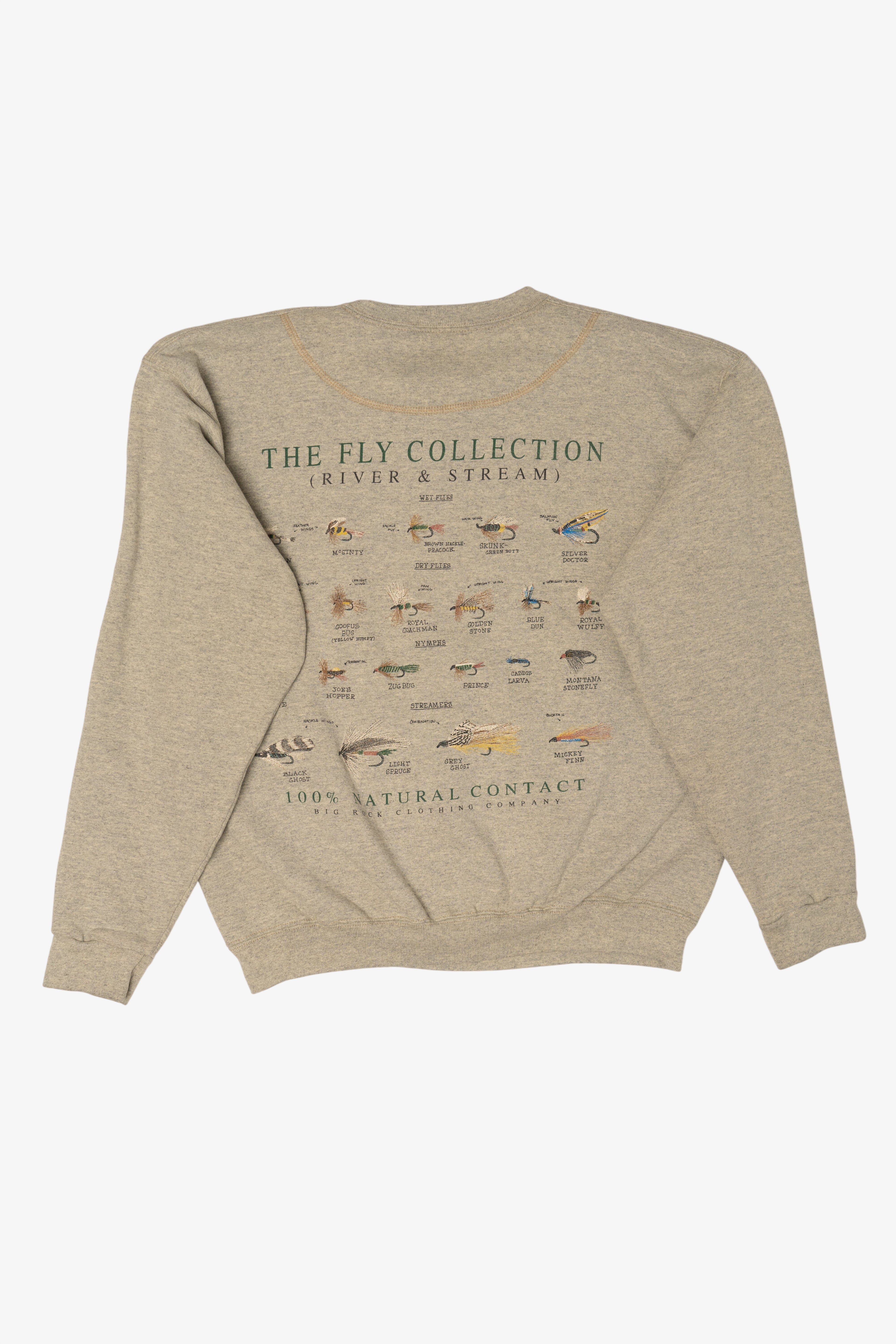 Vintage "The Fly Collection" Fishing Sweatshirt (1990s)