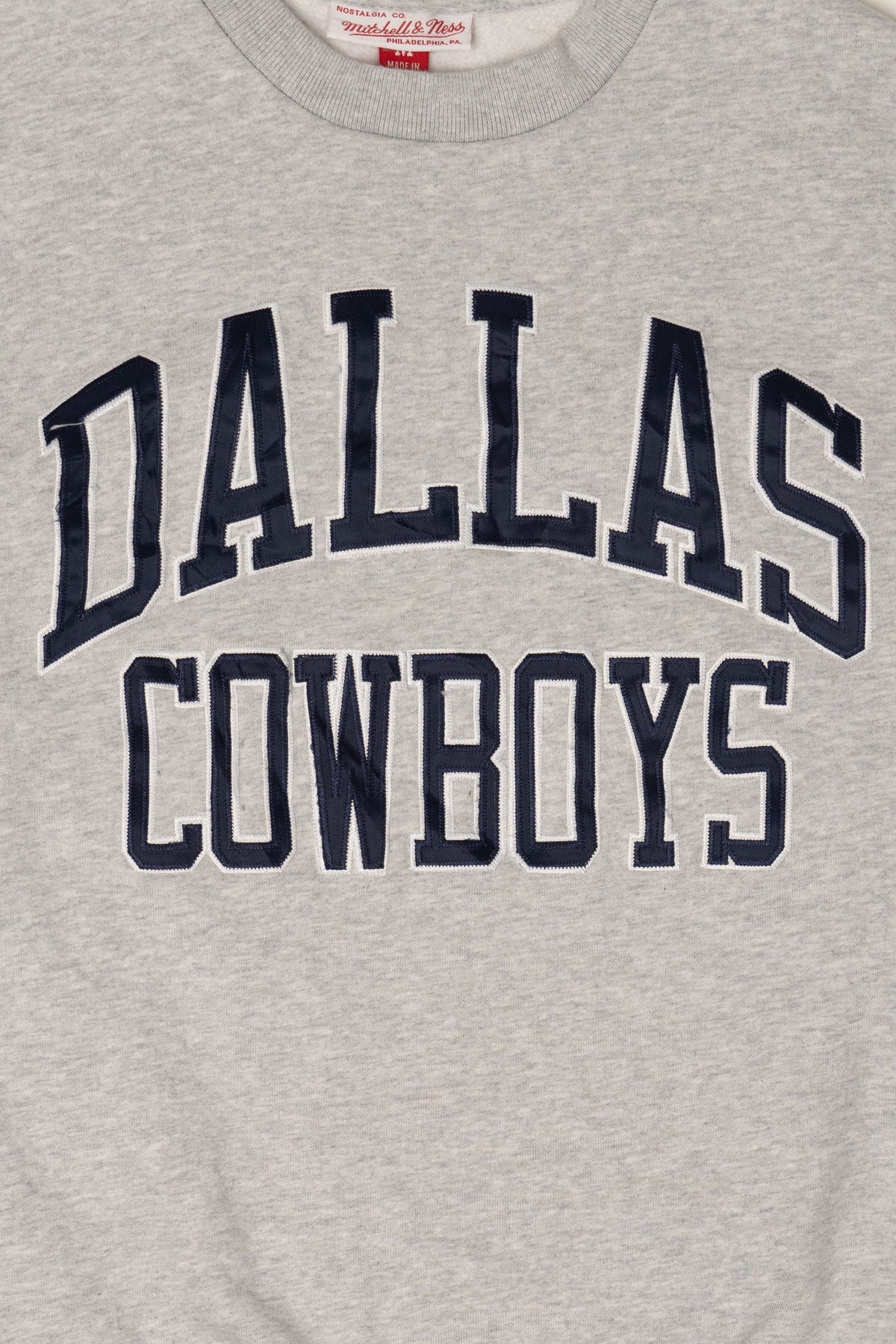 Light Gray Dallas Cowboys Football Vintage Sweatshirt