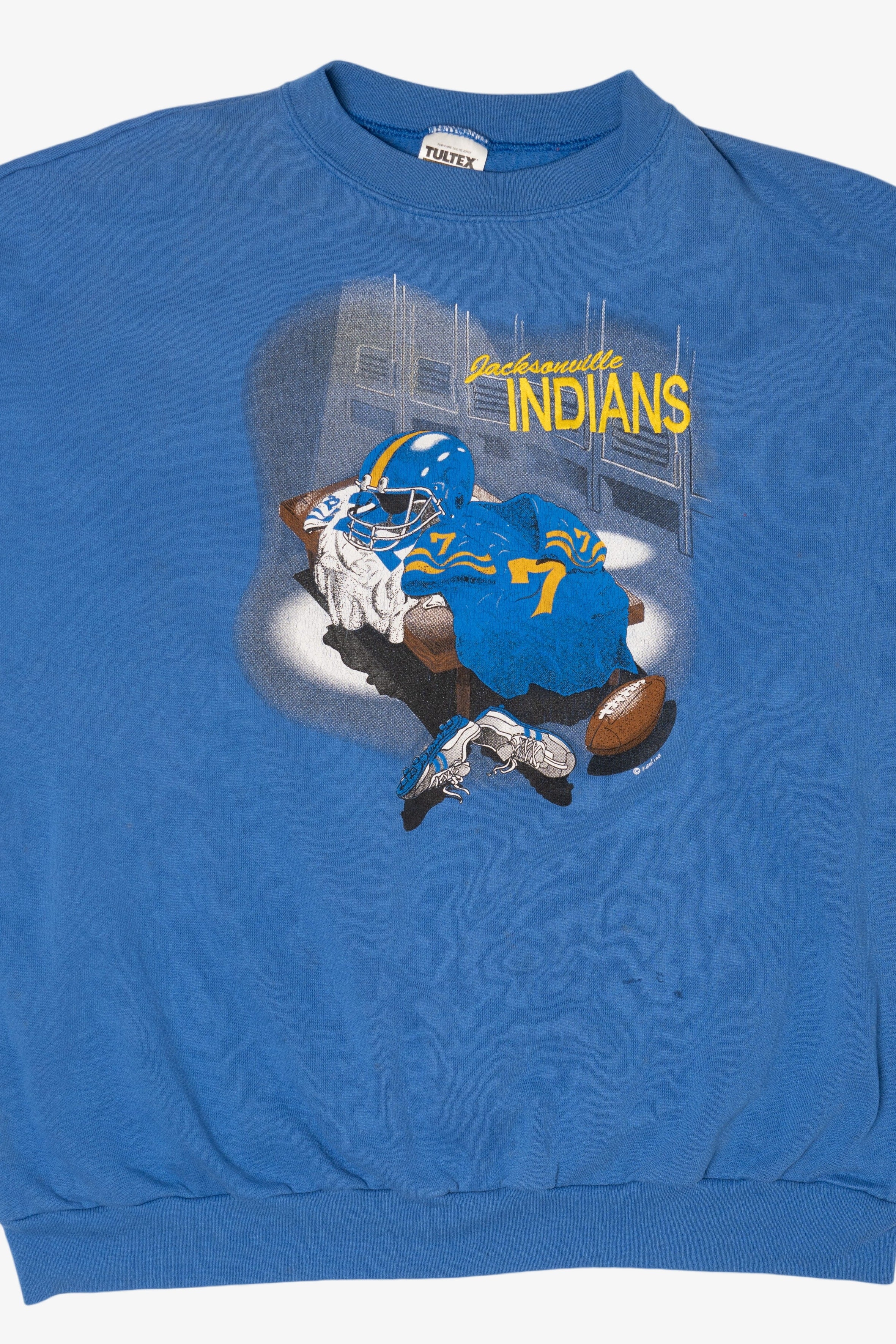 Vintage Blue Jacksonville Indians Sweatshirt (1990s)