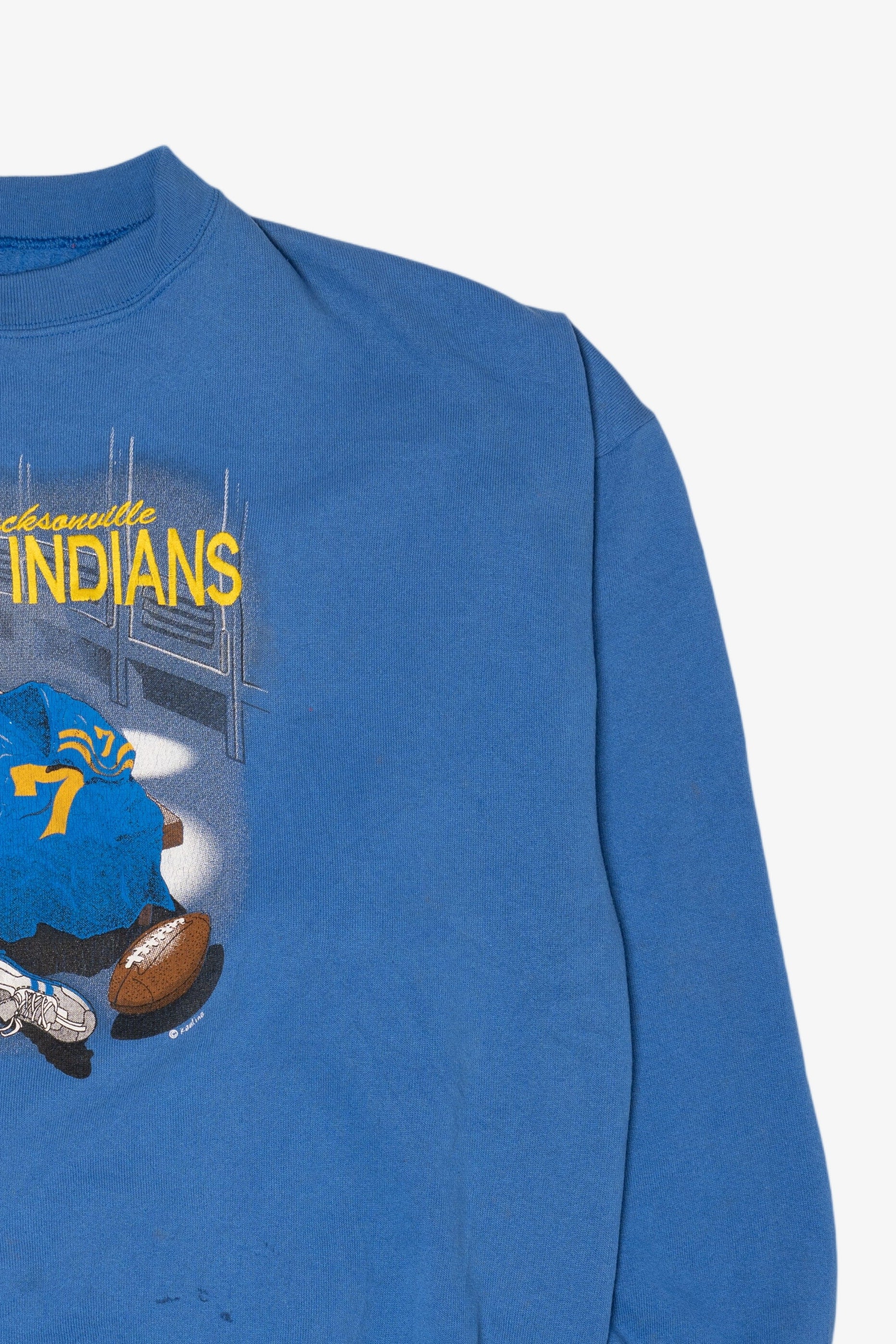 Vintage Blue Jacksonville Indians Sweatshirt (1990s)