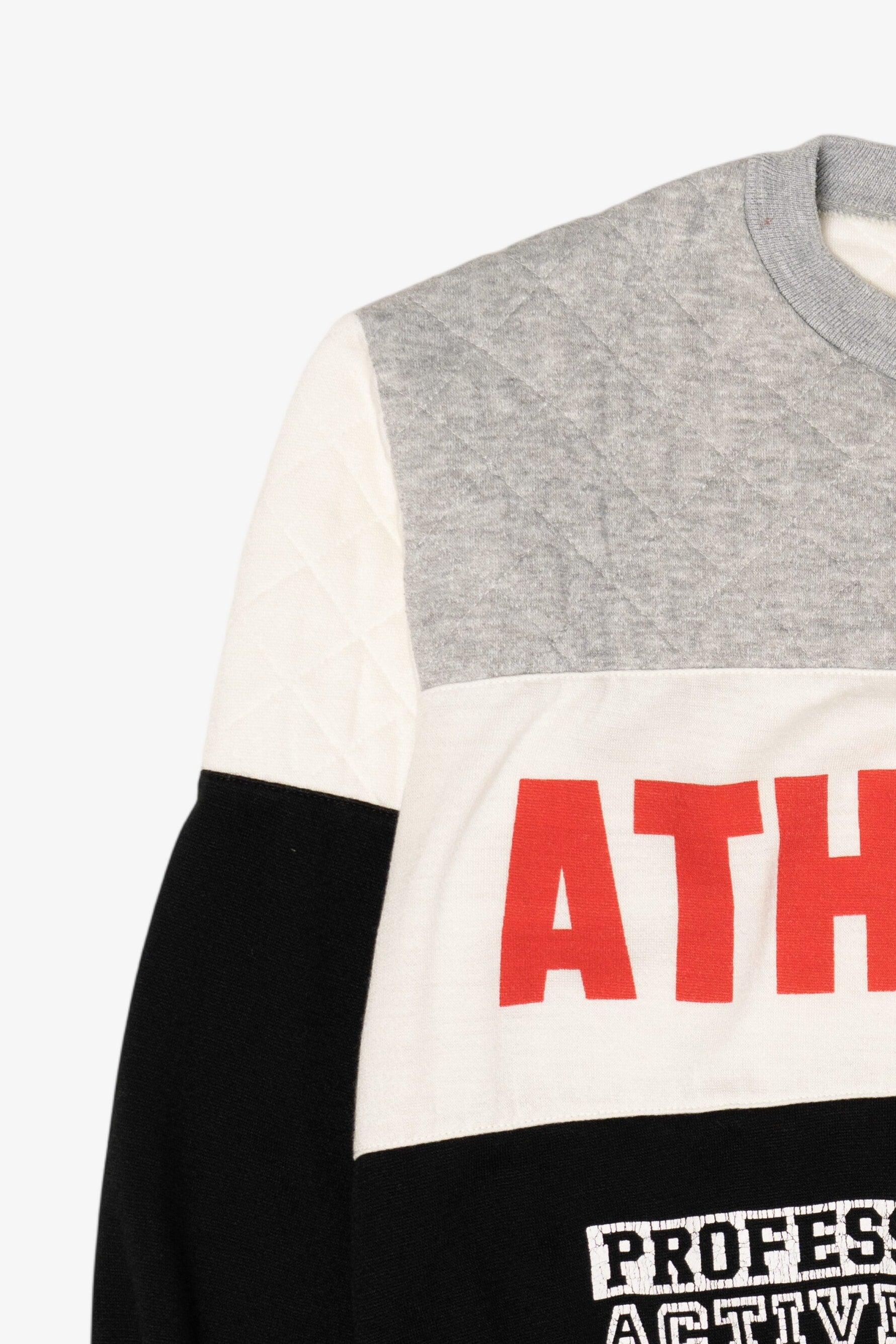 Vintage Athlete Professional Active Wear Quilted Sweatshirt (1990s)