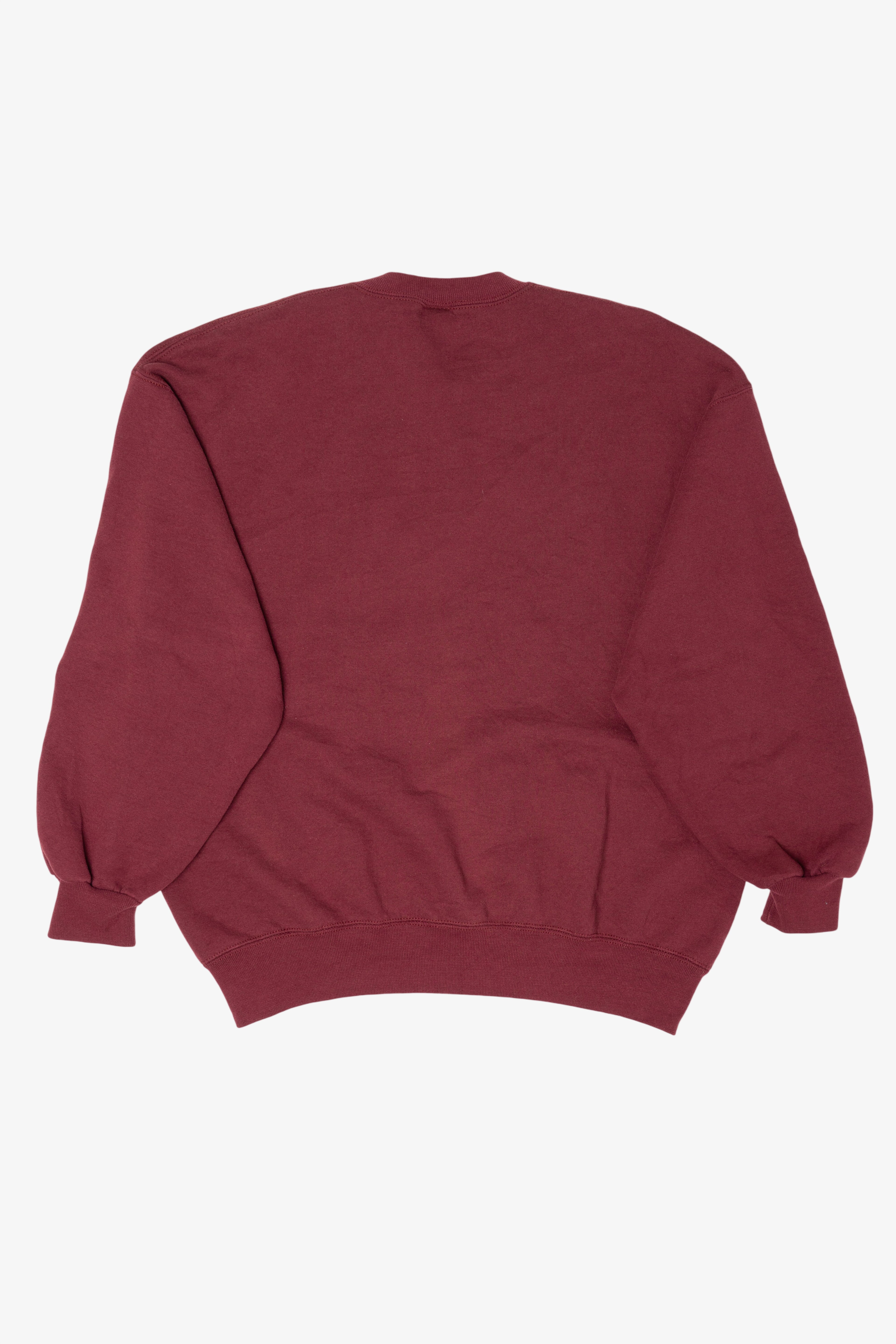 Vintage Burgundy Wildcat Basketball Sweatshirt (1990s)