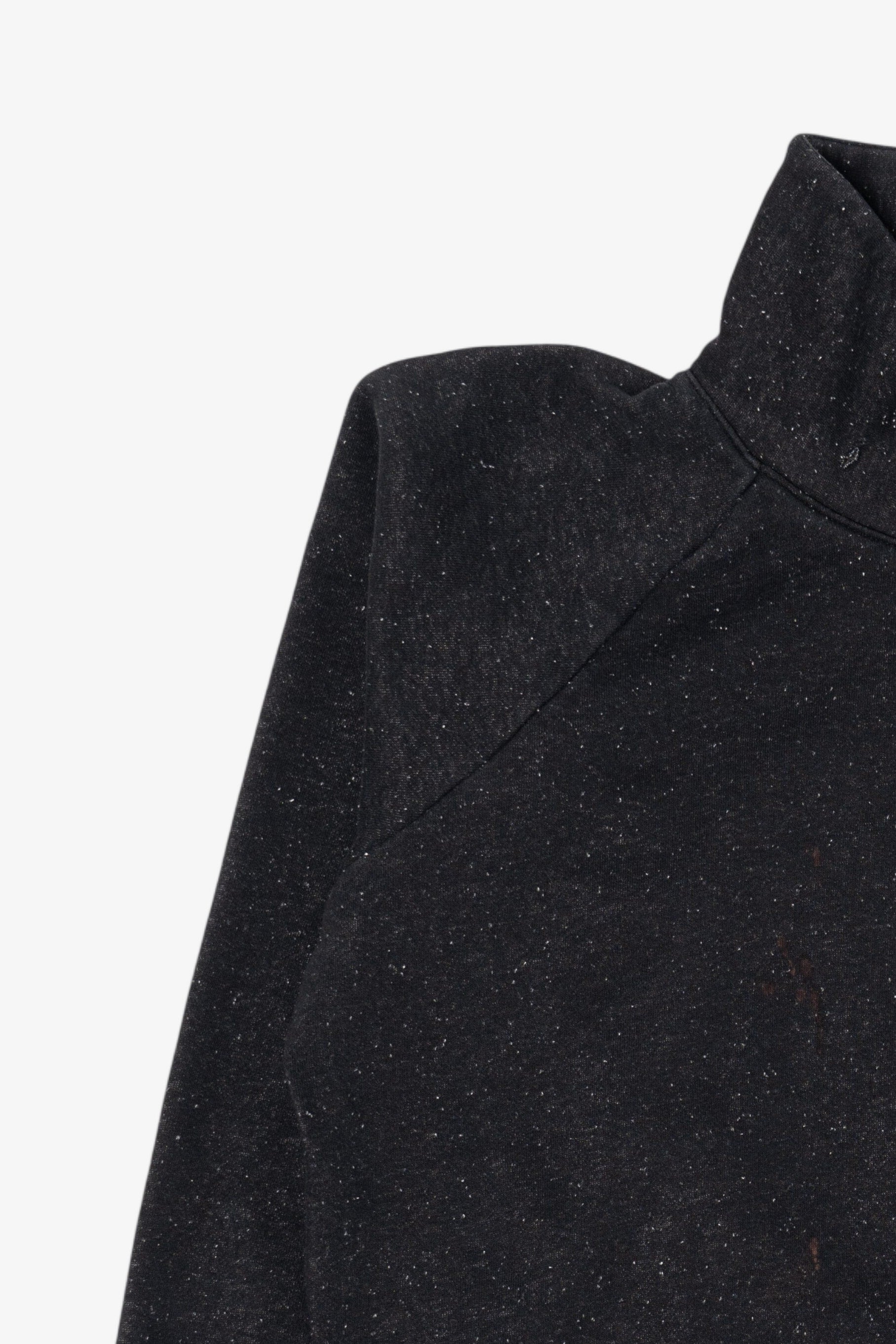 Black Speckled Under Armour Wrap Neck Sweatshirt (2010s)