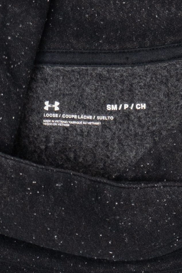Black Speckled Under Armour Wrap Neck Sweatshirt (2010s)
