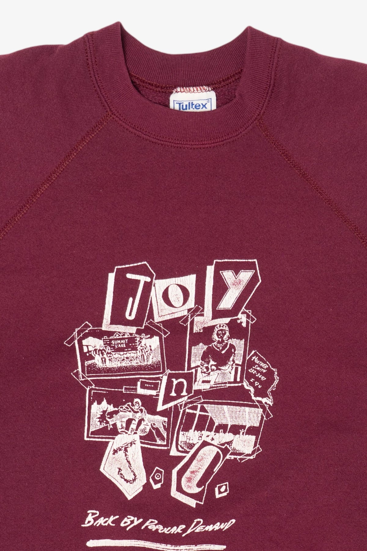 Vintage Burgundy Joy N J.C Raglan Sweatshirt (1980s)