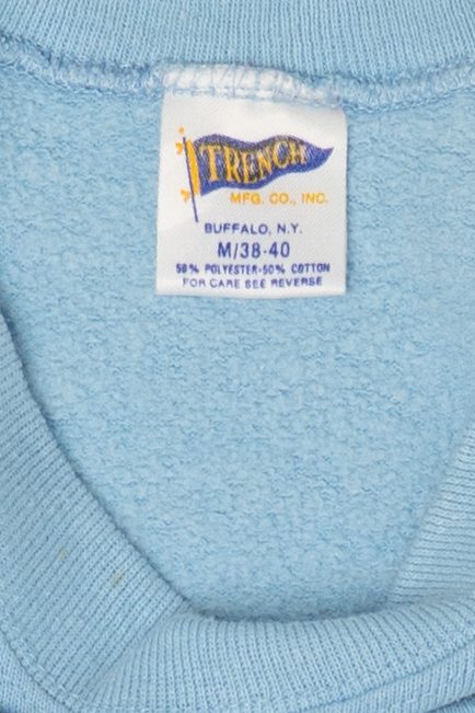 Vintage Light Blue Houston Oilers NFL Raglan Sweatshirt (1980s)