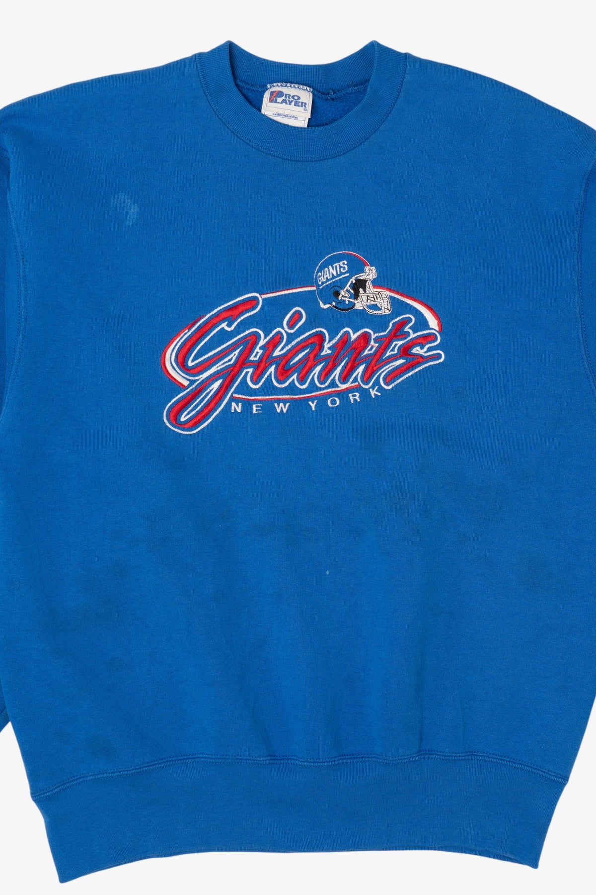Vintage Distressed Blue NFL New York Giants Sweatshirt (1990s)