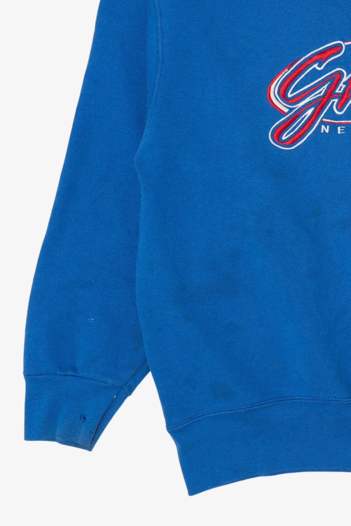 Vintage Distressed Blue NFL New York Giants Sweatshirt (1990s)