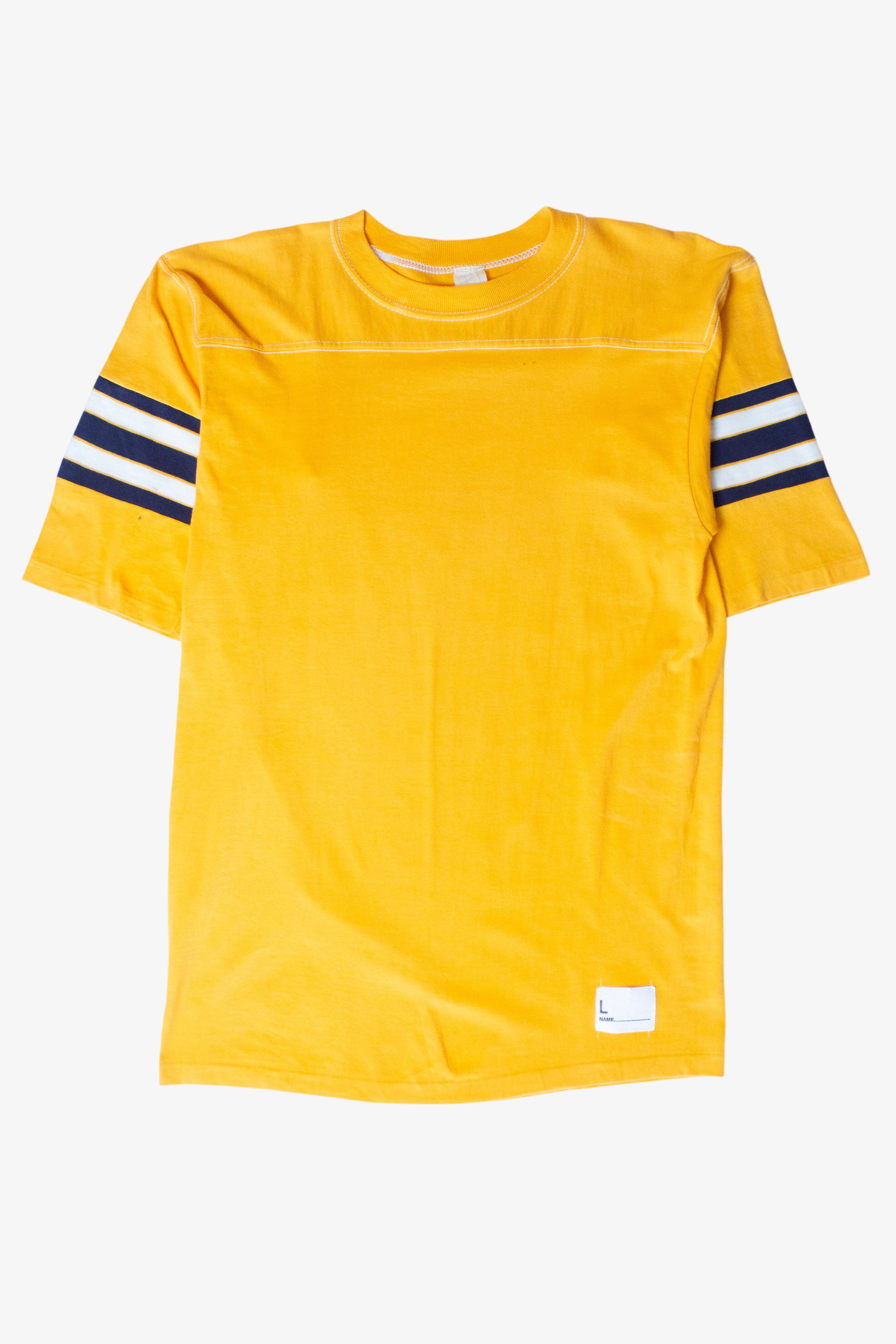 Vintage Yellow Football T-Shirt (1980s)