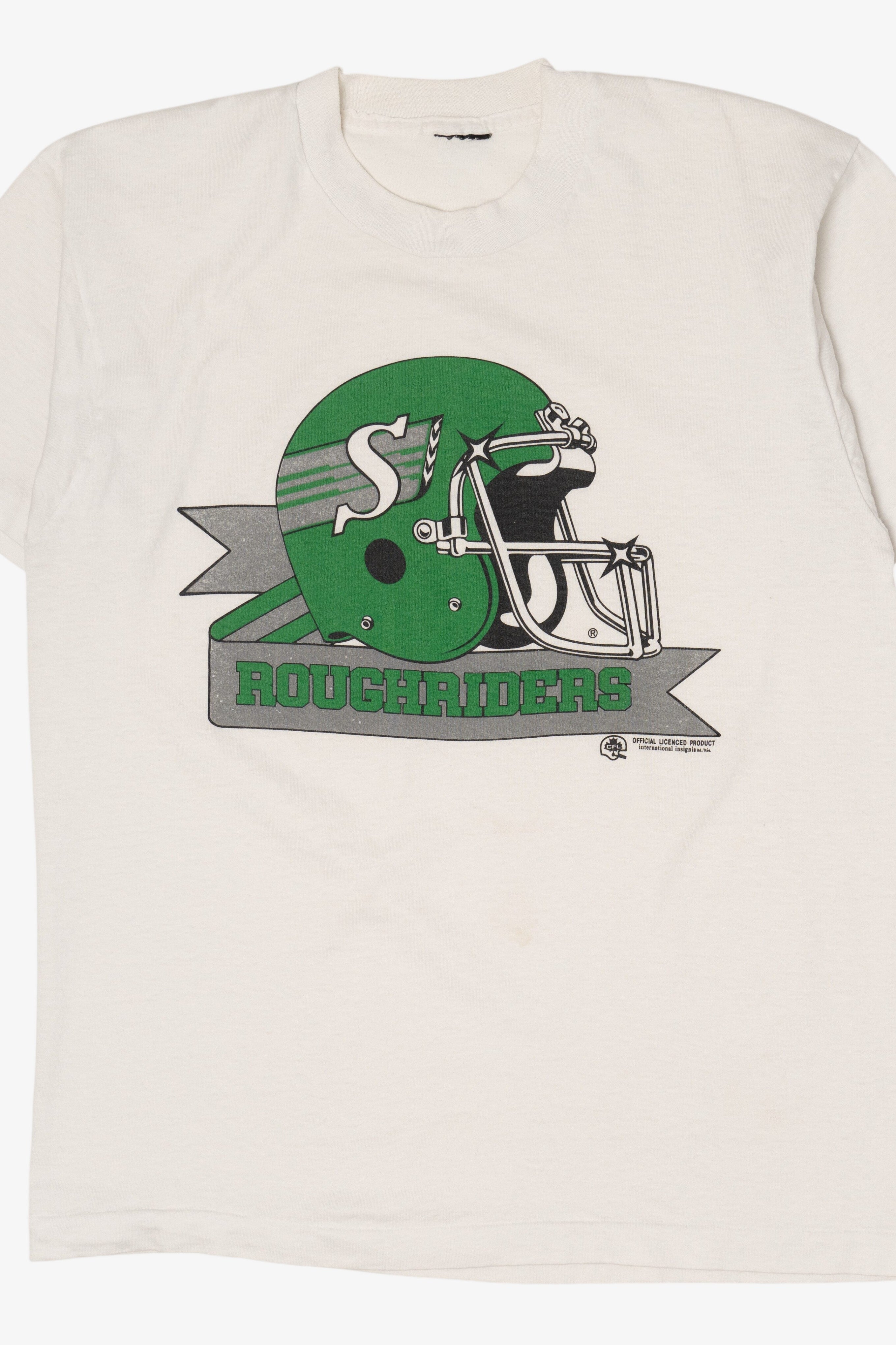 Vintage Saskatchewan Roughriders Football Single Stitch T-Shirt (1990s)