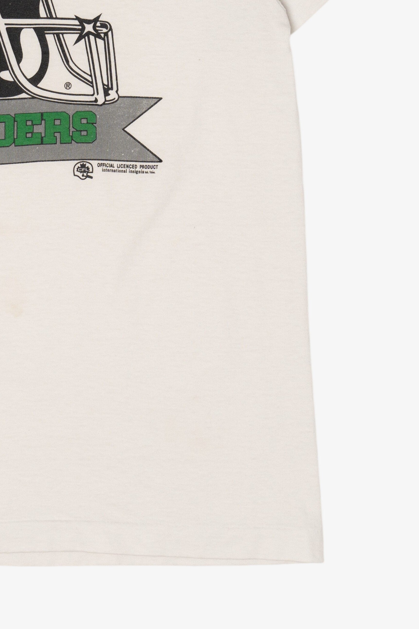 Vintage Saskatchewan Roughriders Football Single Stitch T-Shirt (1990s)