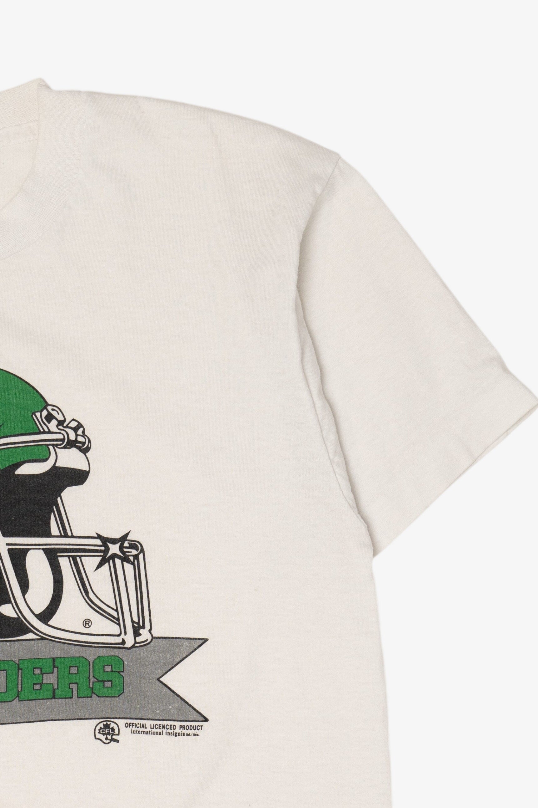 Vintage Saskatchewan Roughriders Football Single Stitch T-Shirt (1990s)
