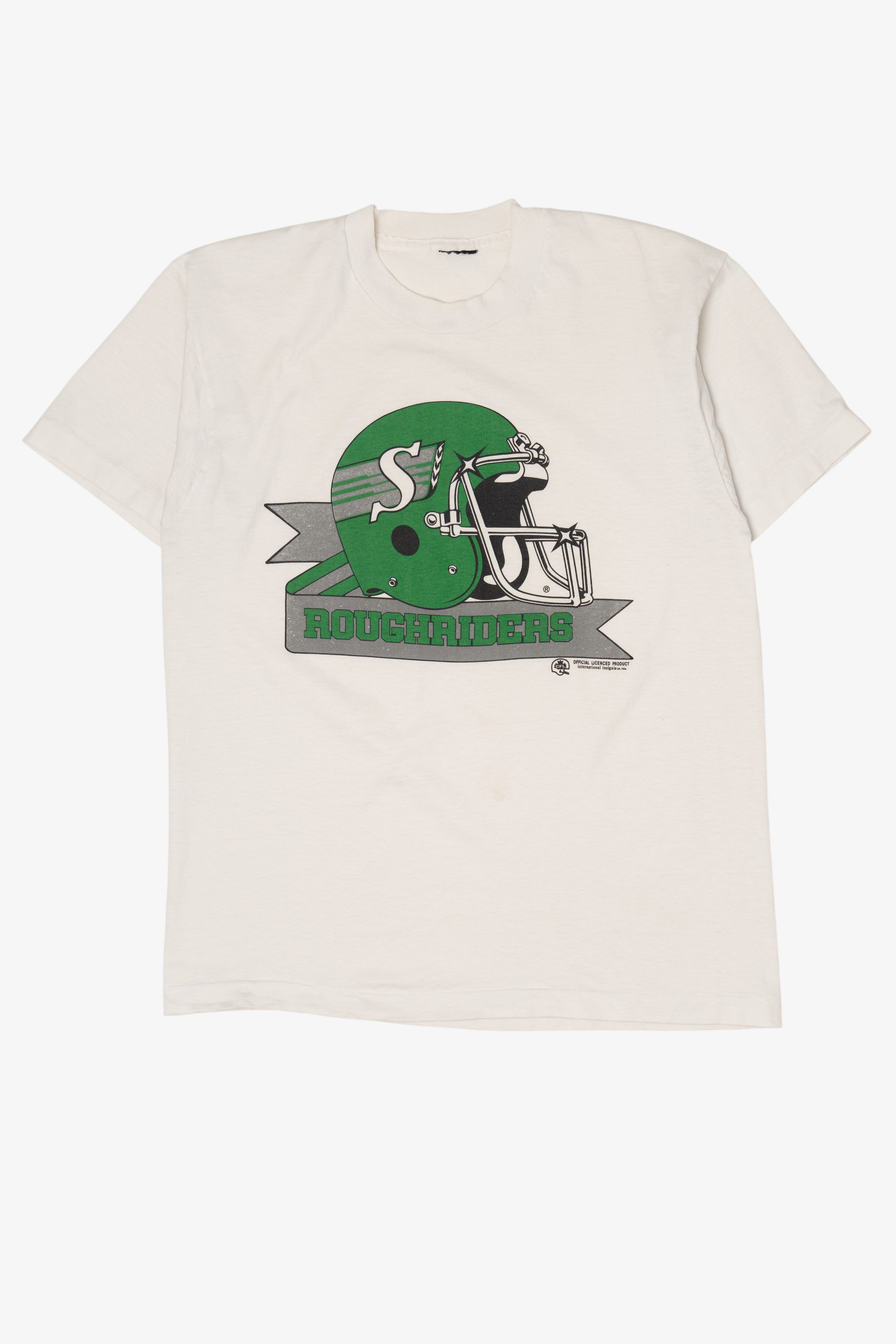 Vintage Saskatchewan Roughriders Football Single Stitch T-Shirt (1990s)