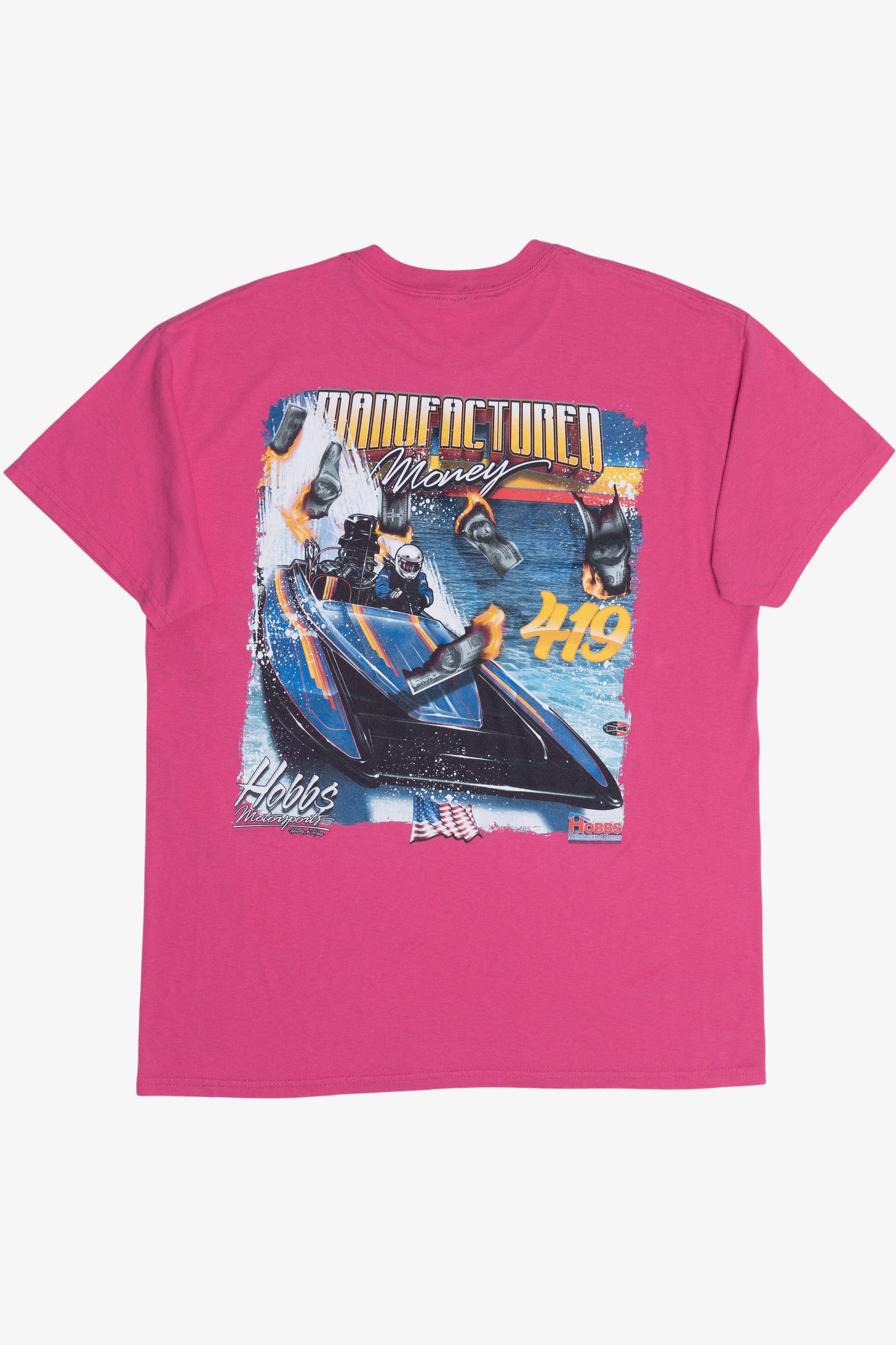 Hobb's Motorsports "Manufactured Money" Sports T-Shirt (2010s)