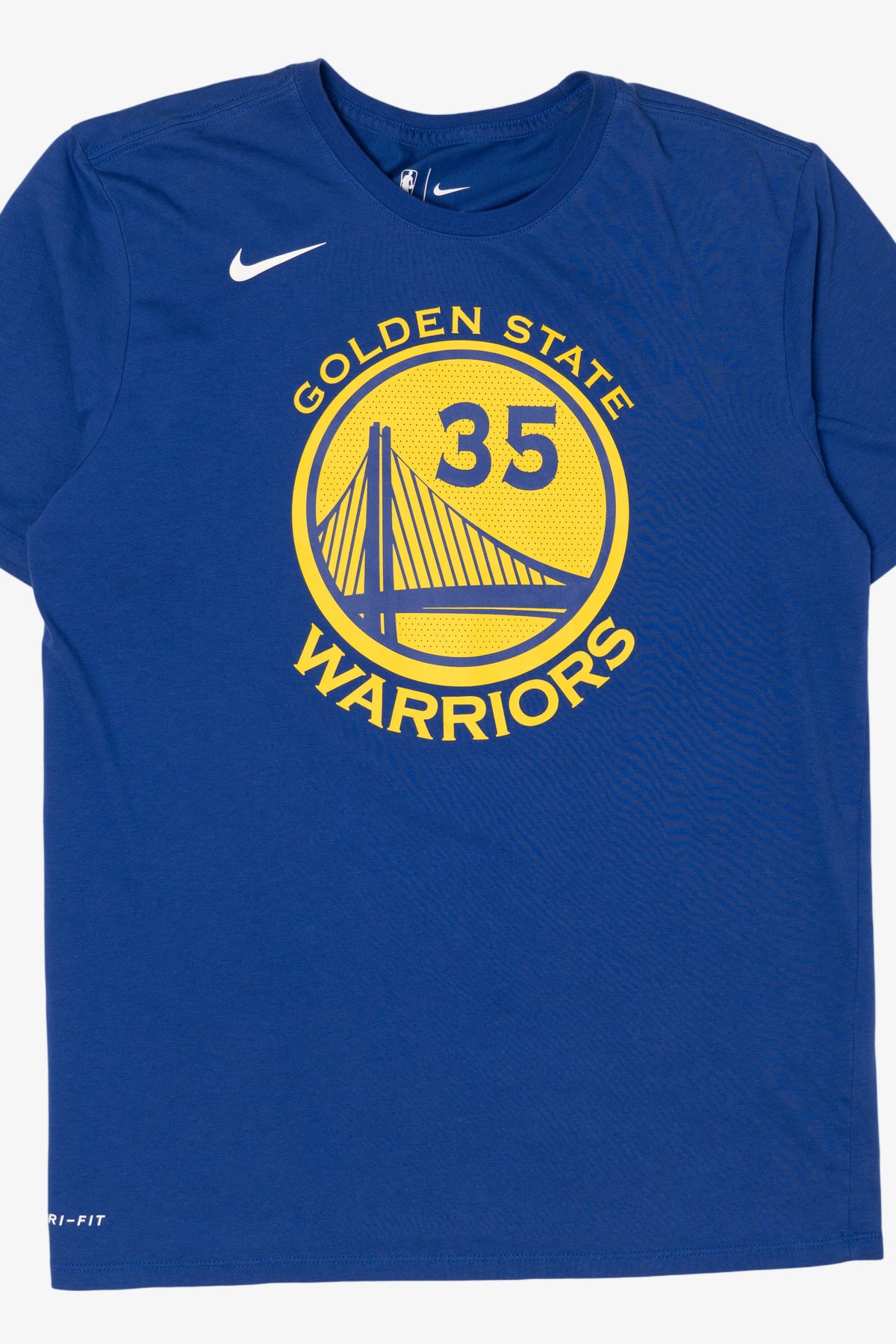 Blue Golden State Warriors Durant #35 T-Shirt (2010s)