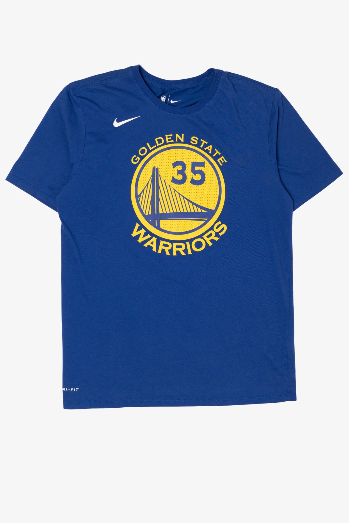 Blue Golden State Warriors Durant #35 T-Shirt (2010s)