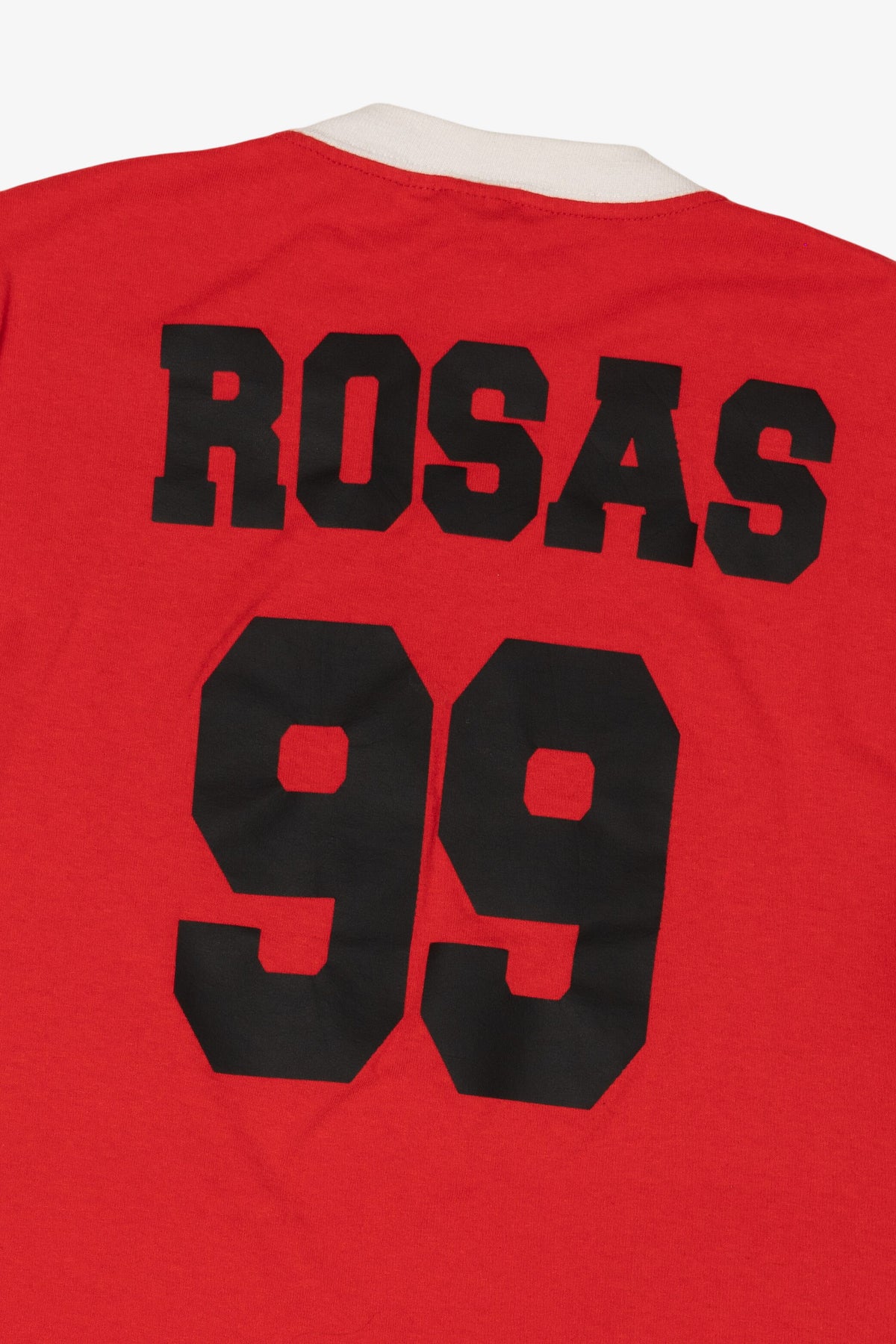 Vintage Red Augusta Outkast Rosas #99 Soccer Jersey T-Shirt (2000s)