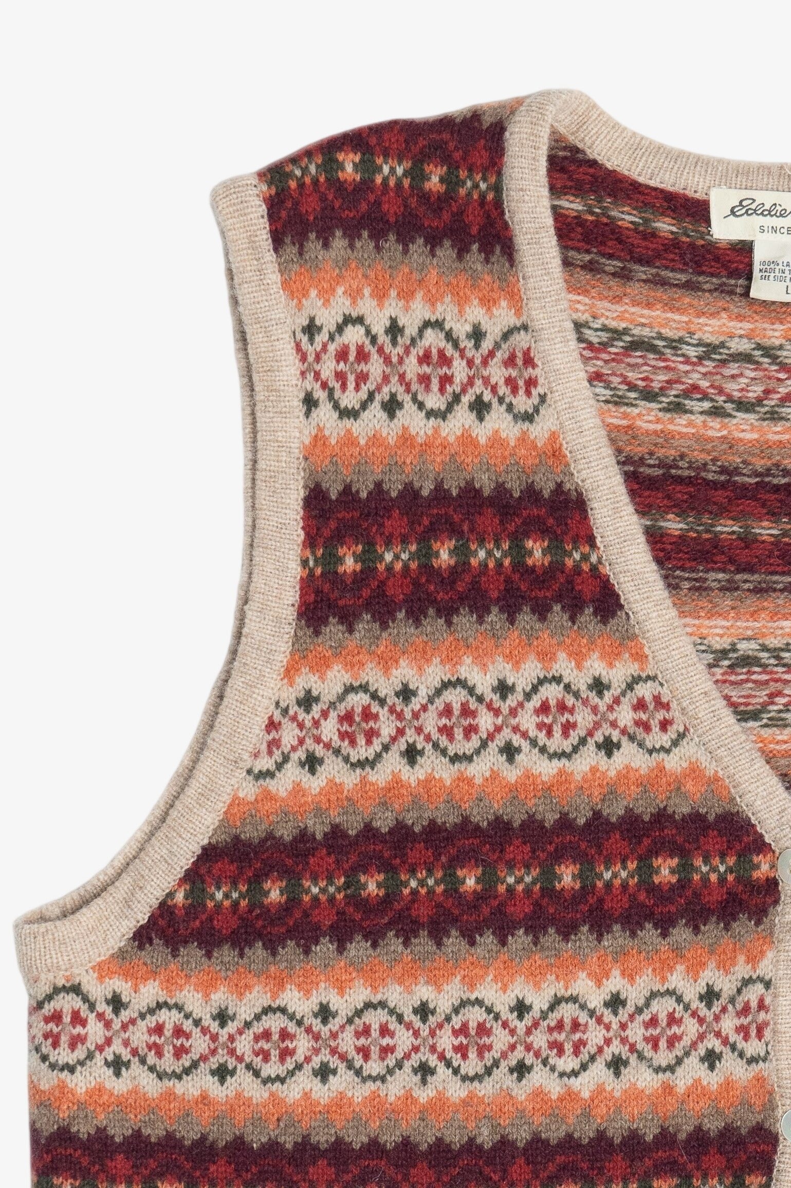Eddie Bauer Lambswool Sweater Vest (2000s)