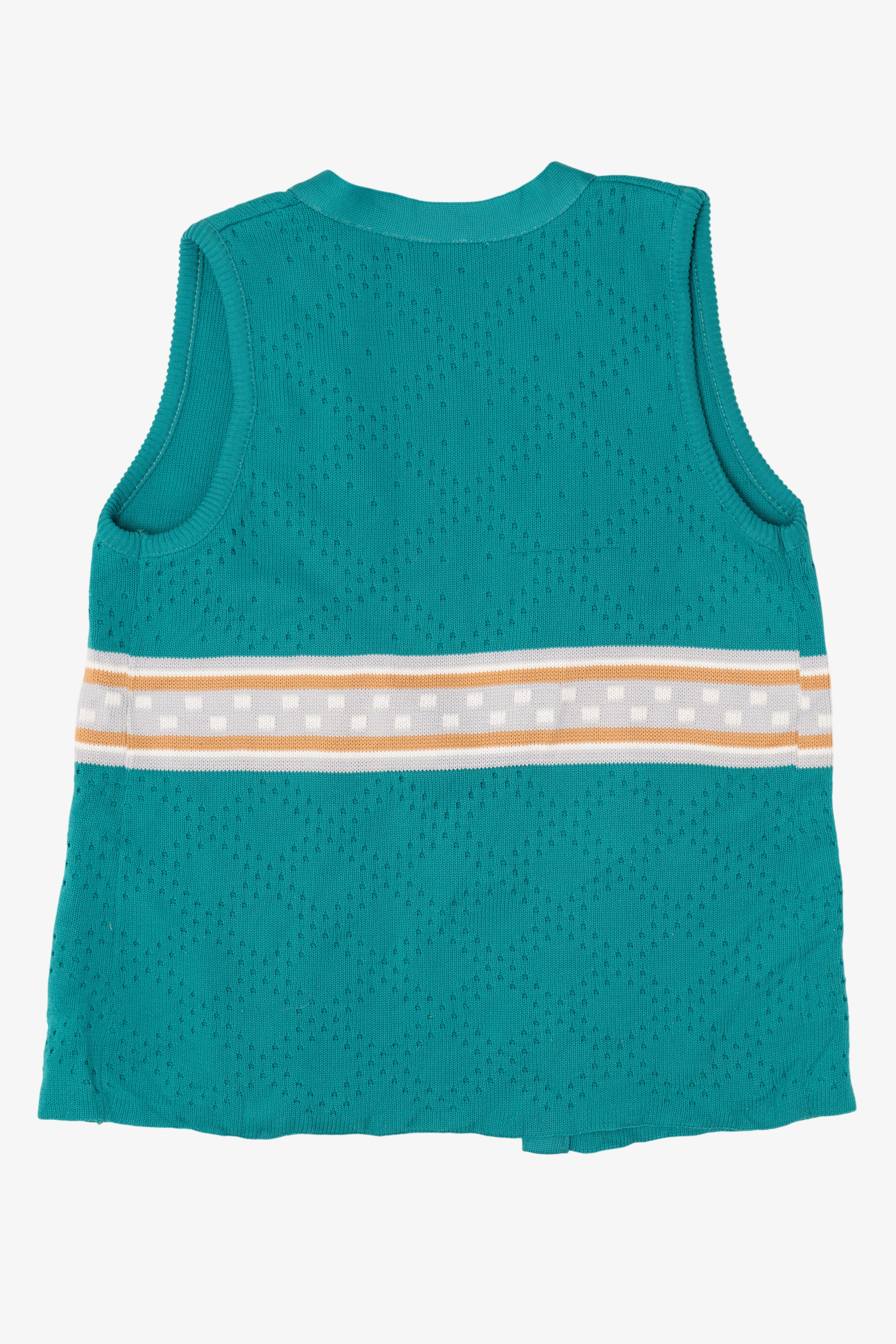 Vintage Turquoise Staget Tie Vest (1980s)